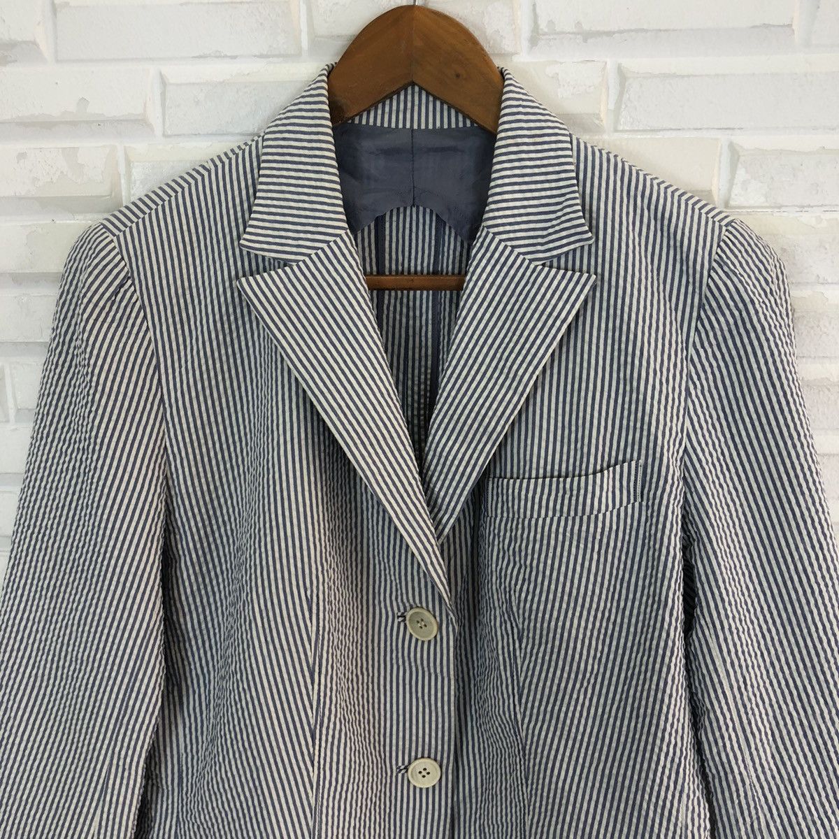 Loro Piana × Vintage IEDM LORO PIANA STRIPES LIGHT JACKET Size US M / EU 48-50 / 2 - 5 Thumbnail