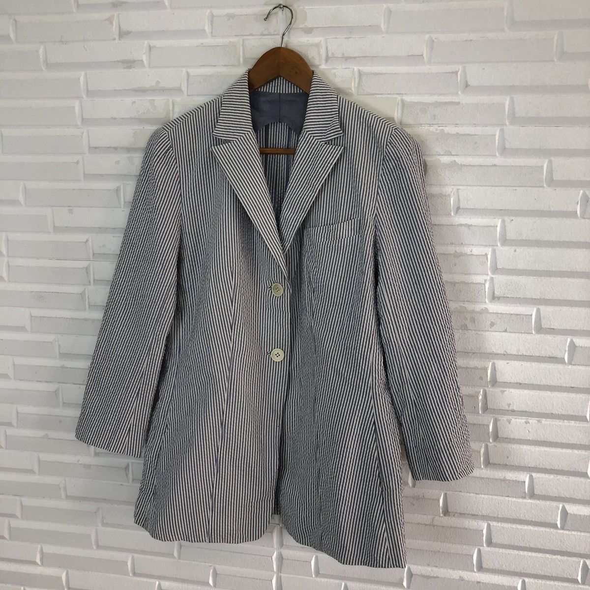 Loro Piana × Vintage IEDM LORO PIANA STRIPES LIGHT JACKET Size US M / EU 48-50 / 2 - 2 Thumbnail