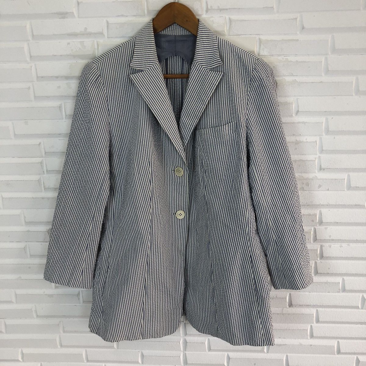 Loro Piana × Vintage IEDM LORO PIANA STRIPES LIGHT JACKET Size US M / EU 48-50 / 2 - 4 Thumbnail