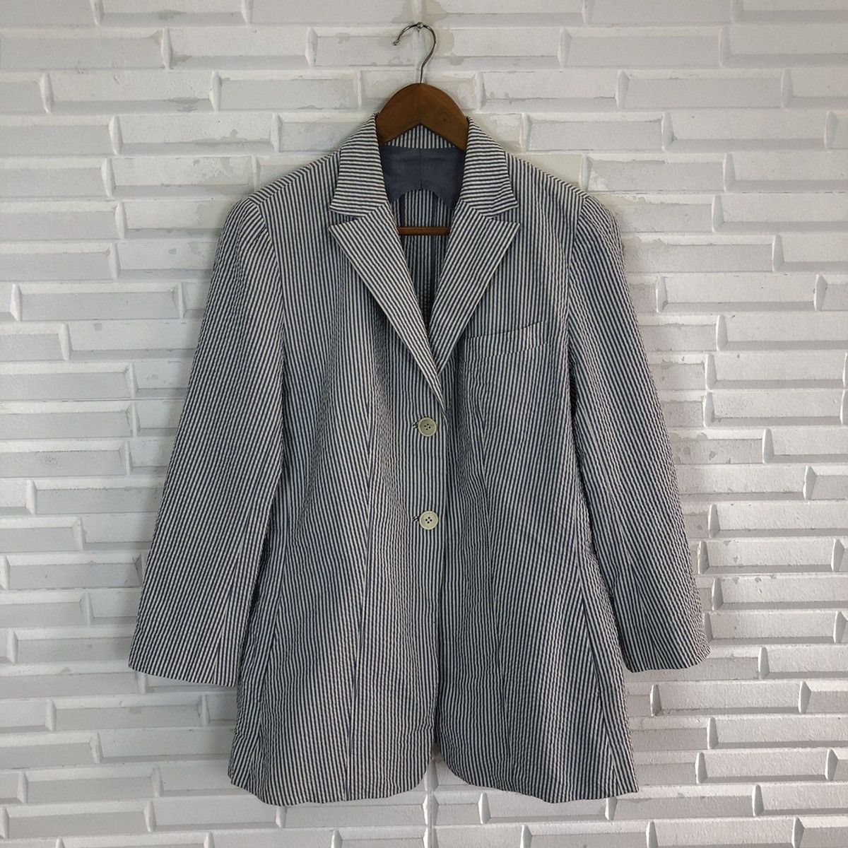 Loro Piana × Vintage IEDM LORO PIANA STRIPES LIGHT JACKET Size US M / EU 48-50 / 2 - 3 Thumbnail