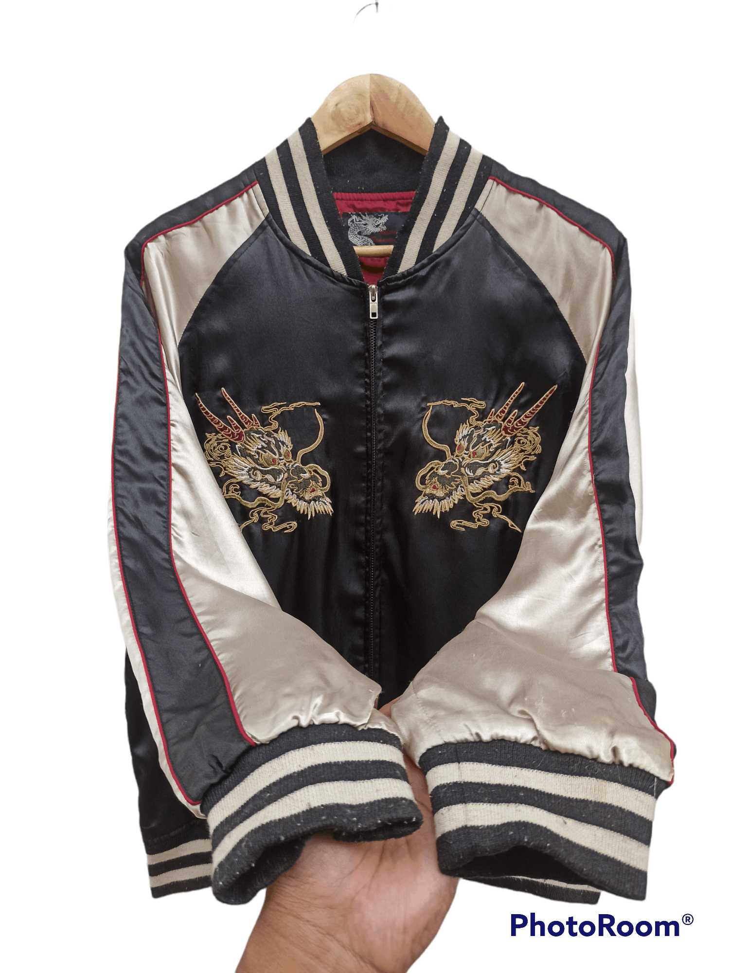 Japanese Brand Vintage Japanese Traditional Sukajan Jacket Size US L / EU 52-54 / 3 - 4 Thumbnail
