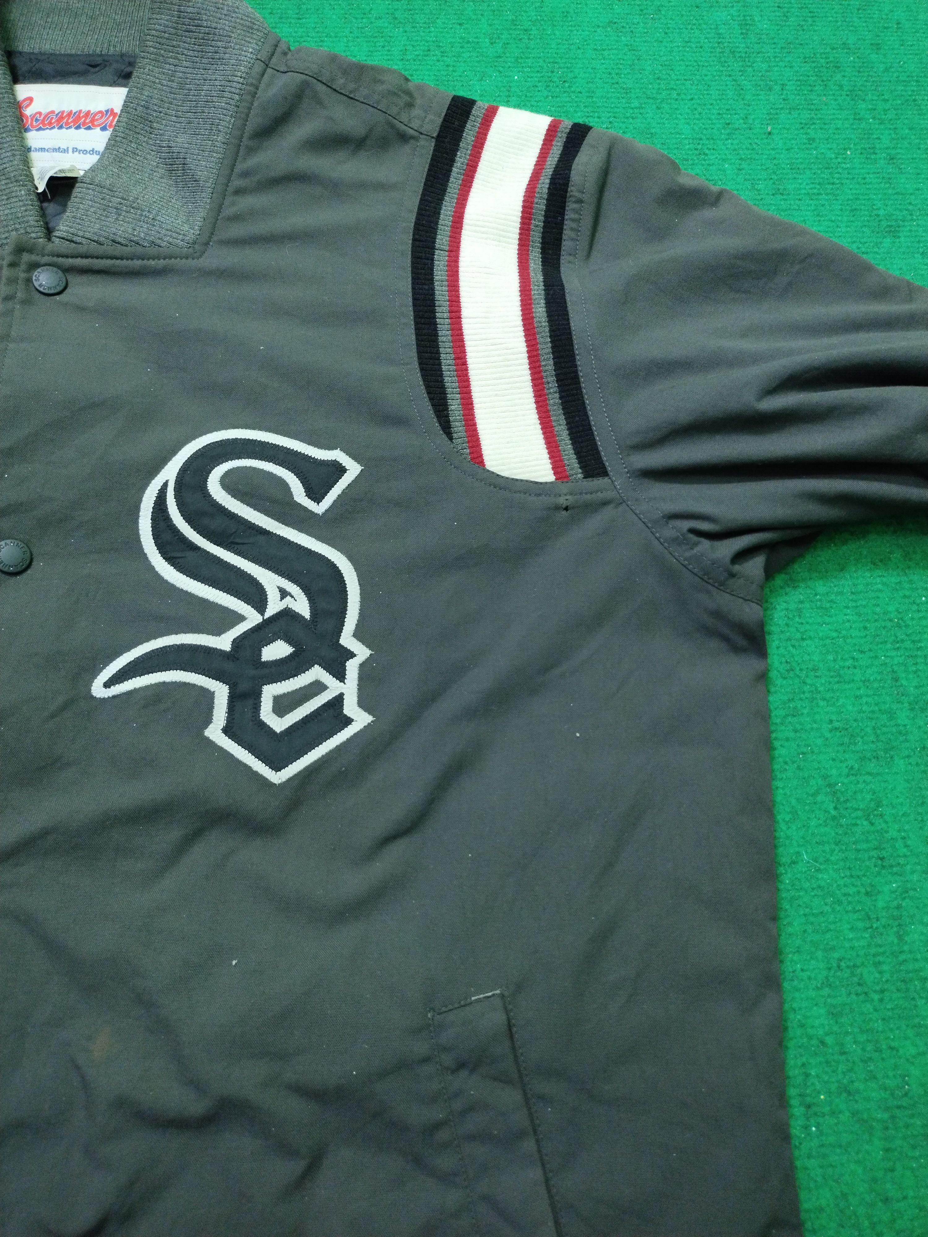 If Six Was Nine Scanner Fundamental Product Varsity Bomber Jacket Size US L / EU 52-54 / 3 - 3 Thumbnail