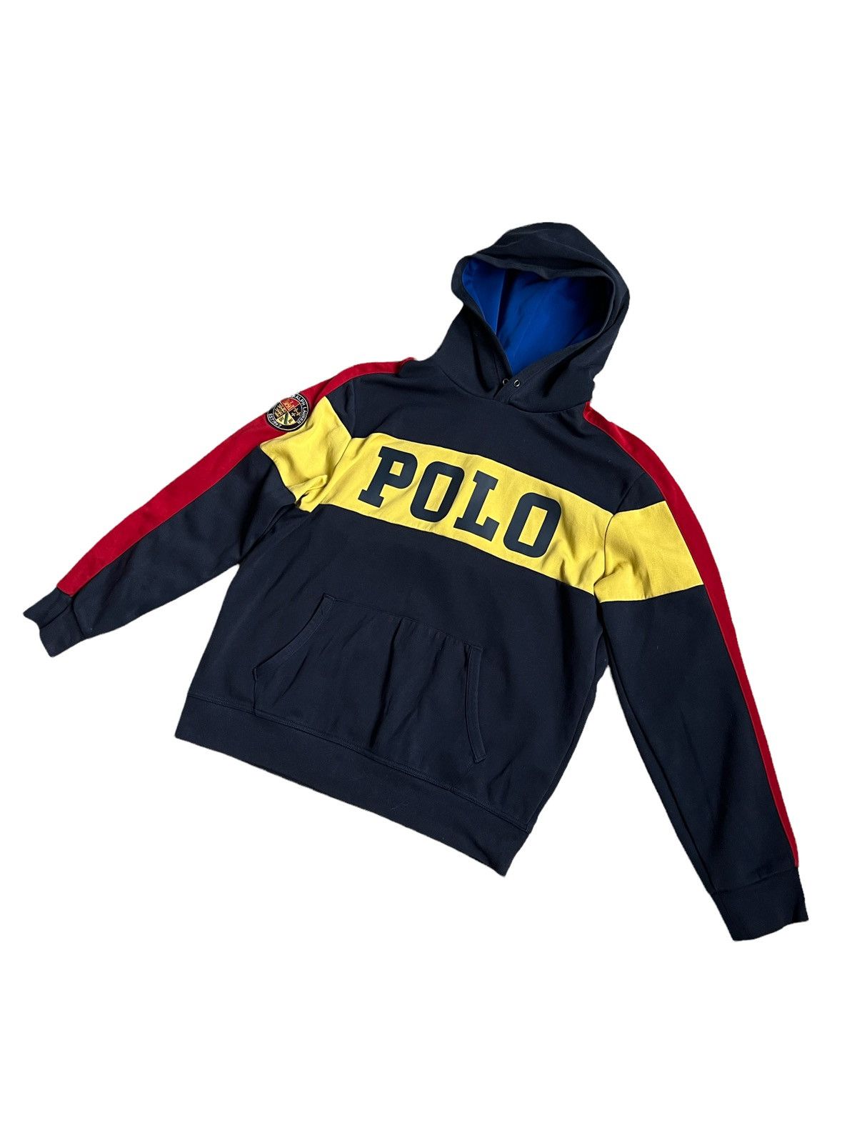 Polo Ralph Lauren 🔥Polo Ralph Lauren Spell Out Patch Logo Hoodie/Ralph Hoodie Size US L / EU 52-54 / 3 - 1 Thumbnail