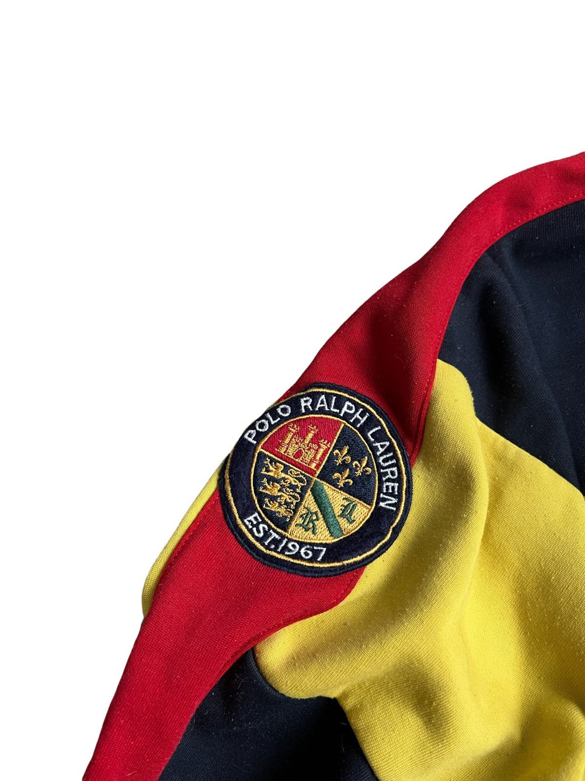 Polo Ralph Lauren 🔥Polo Ralph Lauren Spell Out Patch Logo Hoodie/Ralph Hoodie Size US L / EU 52-54 / 3 - 6 Thumbnail
