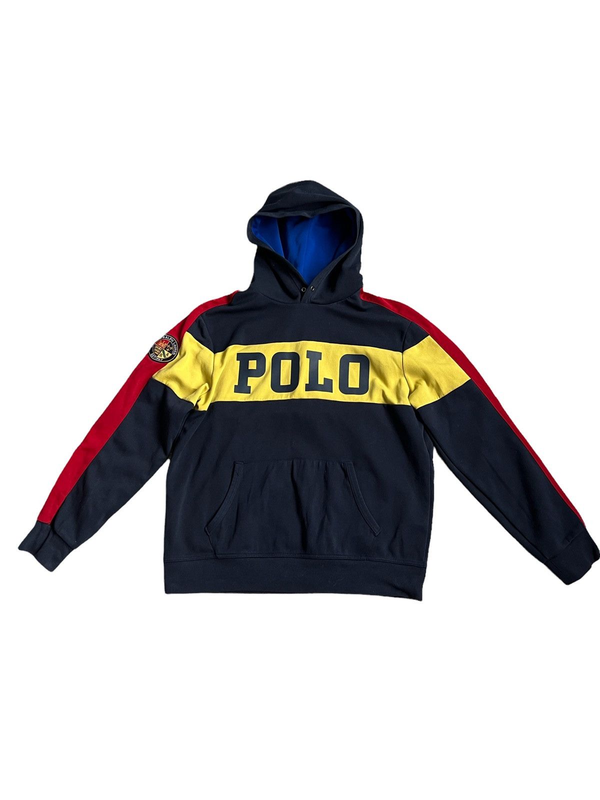 Polo Ralph Lauren 🔥Polo Ralph Lauren Spell Out Patch Logo Hoodie/Ralph Hoodie Size US L / EU 52-54 / 3 - 2 Thumbnail