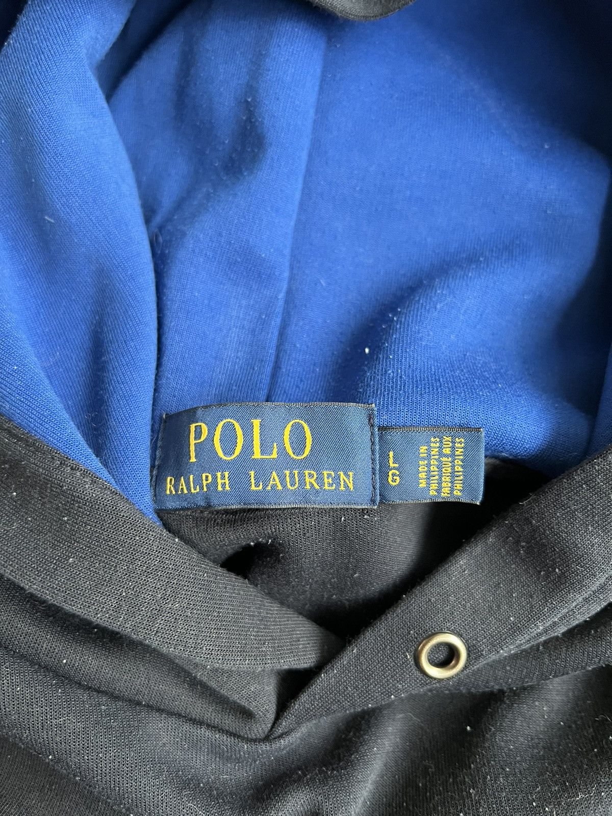Polo Ralph Lauren 🔥Polo Ralph Lauren Spell Out Patch Logo Hoodie/Ralph Hoodie Size US L / EU 52-54 / 3 - 9 Thumbnail