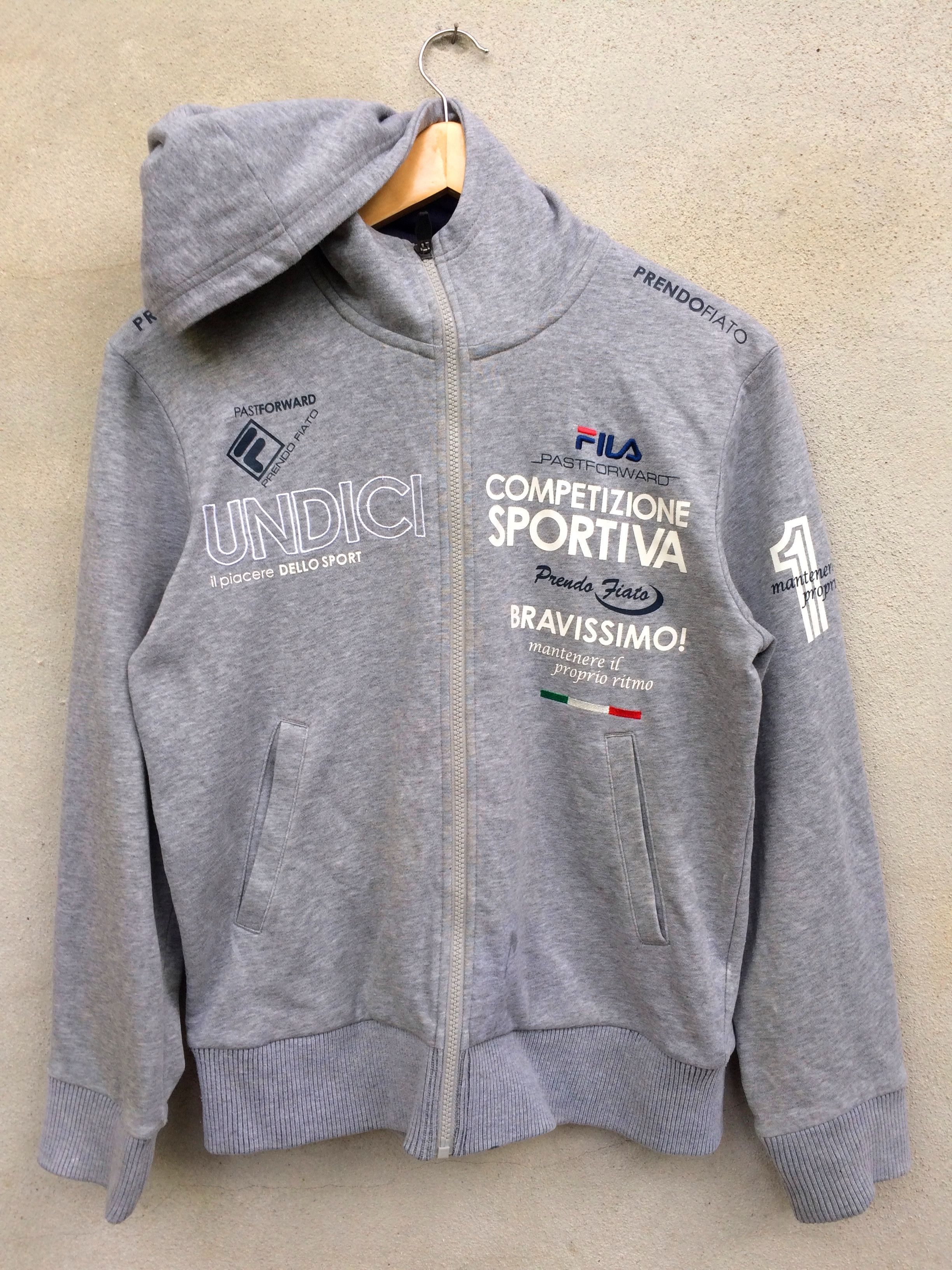 Fila Vintage Fila Prendo Fiato Hoodies Zipper Size US S / EU 44-46 / 1 - 1 Thumbnail