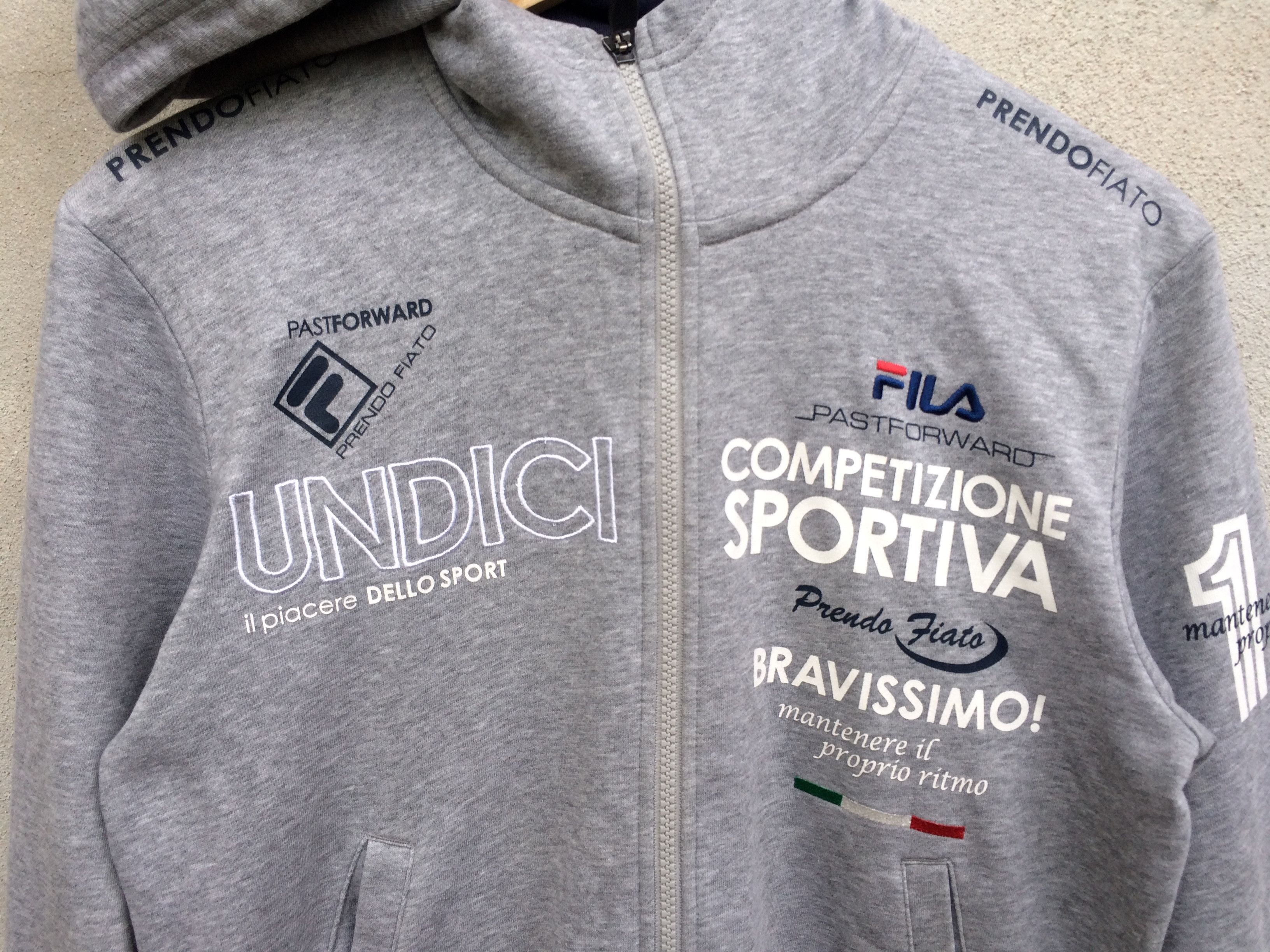 Fila Vintage Fila Prendo Fiato Hoodies Zipper Size US S / EU 44-46 / 1 - 2 Thumbnail
