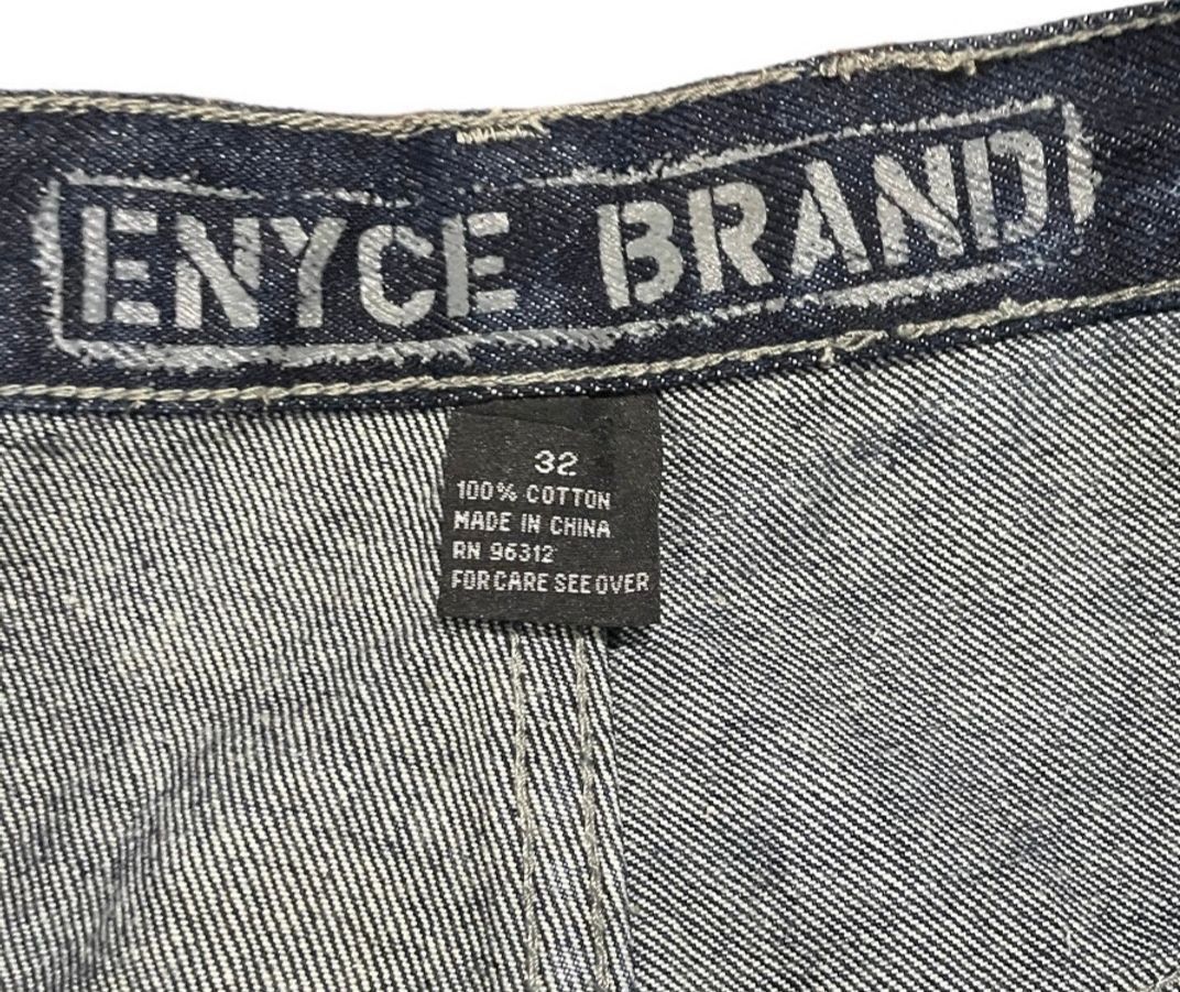 Enyce Enyce Painter Baggy Stonewash Hip Hop Rappers Baggy Denim Size US 34 / EU 50 - 11 Thumbnail