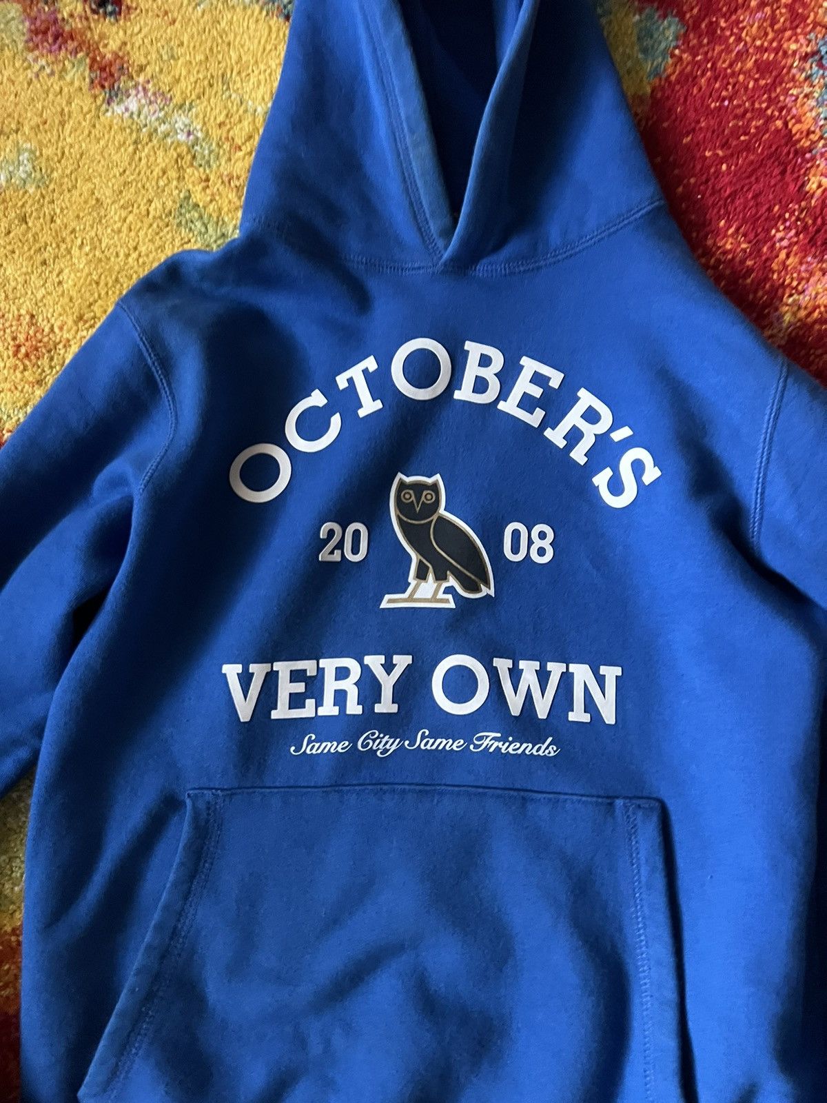 October's Very Own OVO Same City Same Friends Royal Blue Hoodie Small Size US S / EU 44-46 / 1 - 2 Thumbnail