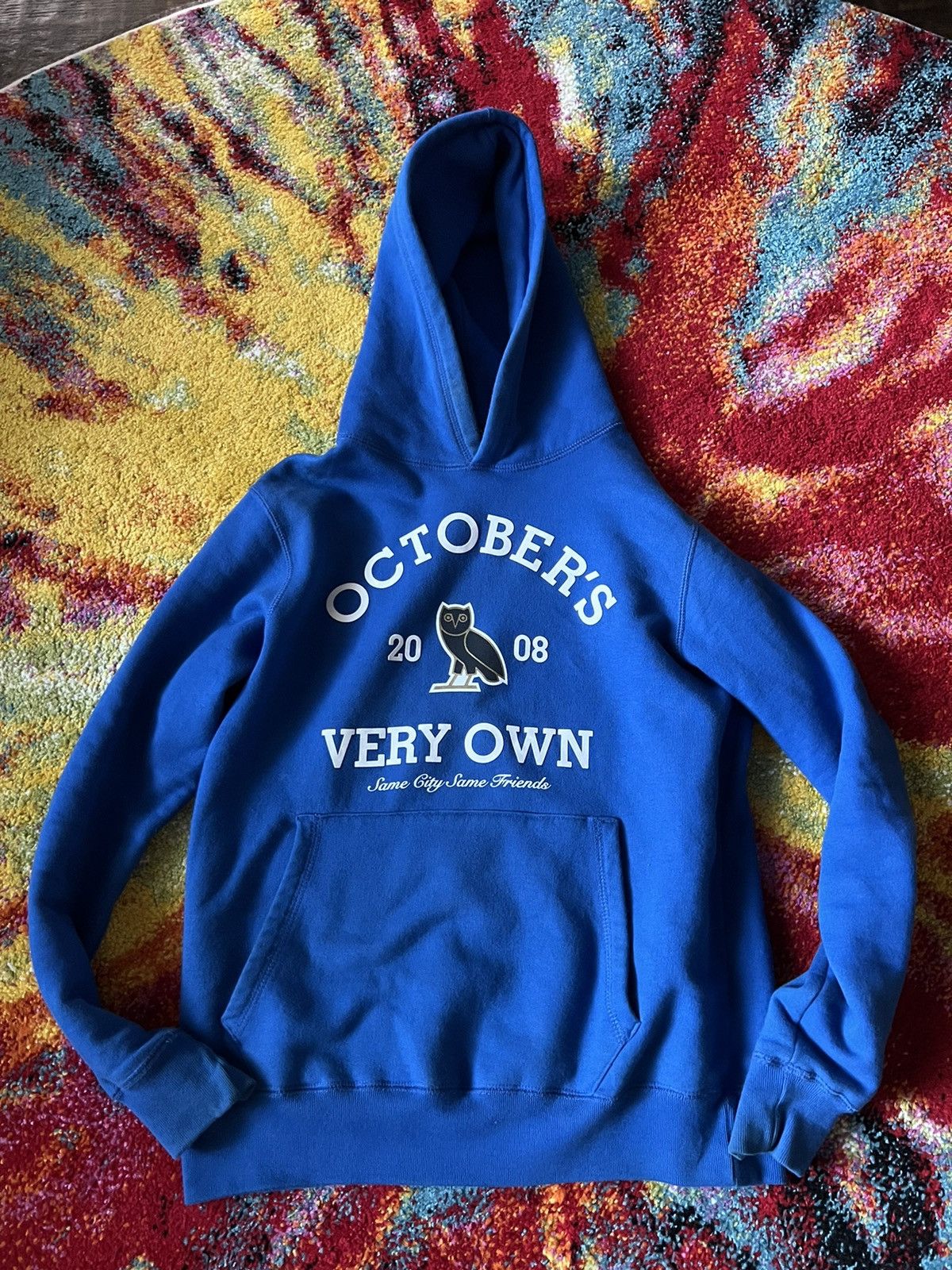 October's Very Own OVO Same City Same Friends Royal Blue Hoodie Small Size US S / EU 44-46 / 1 - 1 Thumbnail