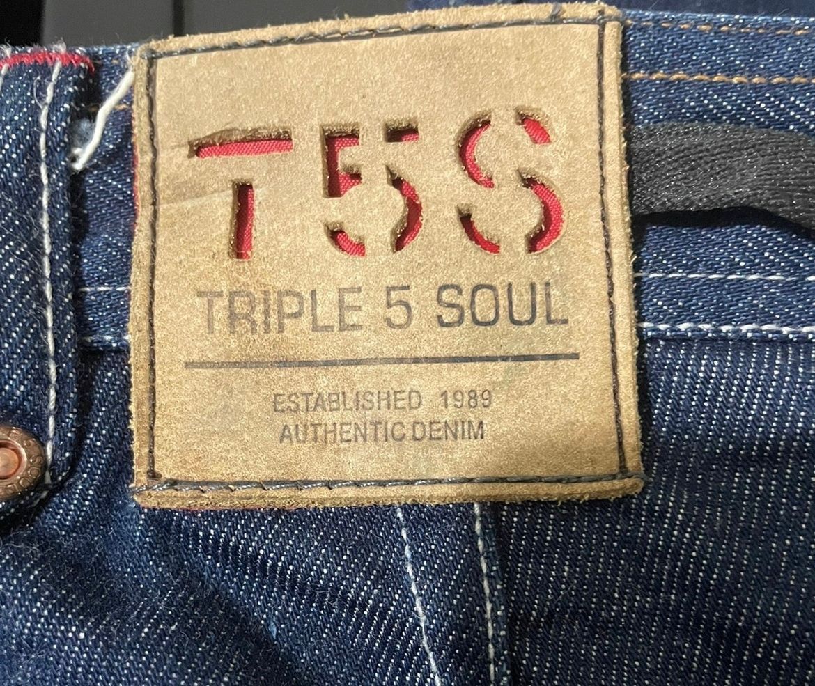 Triple 5 Soul Vintage Archival Triple 5 Soul NYC Hip Hop Rappers Baggy Size US 30 / EU 46 - 14 Thumbnail