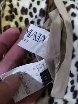 Balmain BALMAIN PARIS REVERSIBLE HOODED COAT FUR LEOPARD JACKET Size US L / EU 52-54 / 3 - 4 Thumbnail