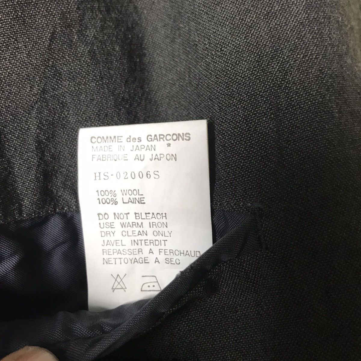 Comme des Garcons CdG Homme AD1989 Grey Blazer Size US S / EU 44-46 / 1 - 12 Thumbnail