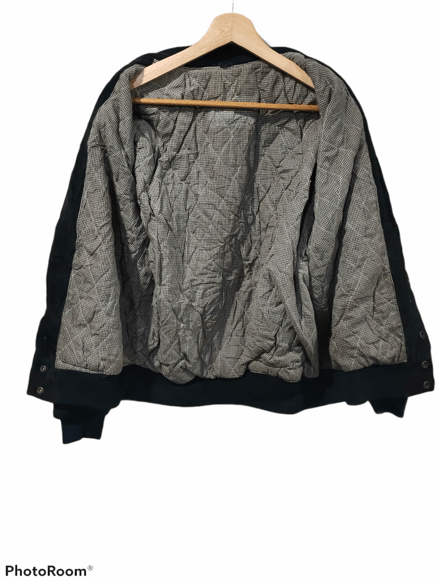 Japanese Brand × PPFM × Vintage Vintage Peyton place , PPFM button up jacket suede Spellout Size US L / EU 52-54 / 3 - 6 Thumbnail