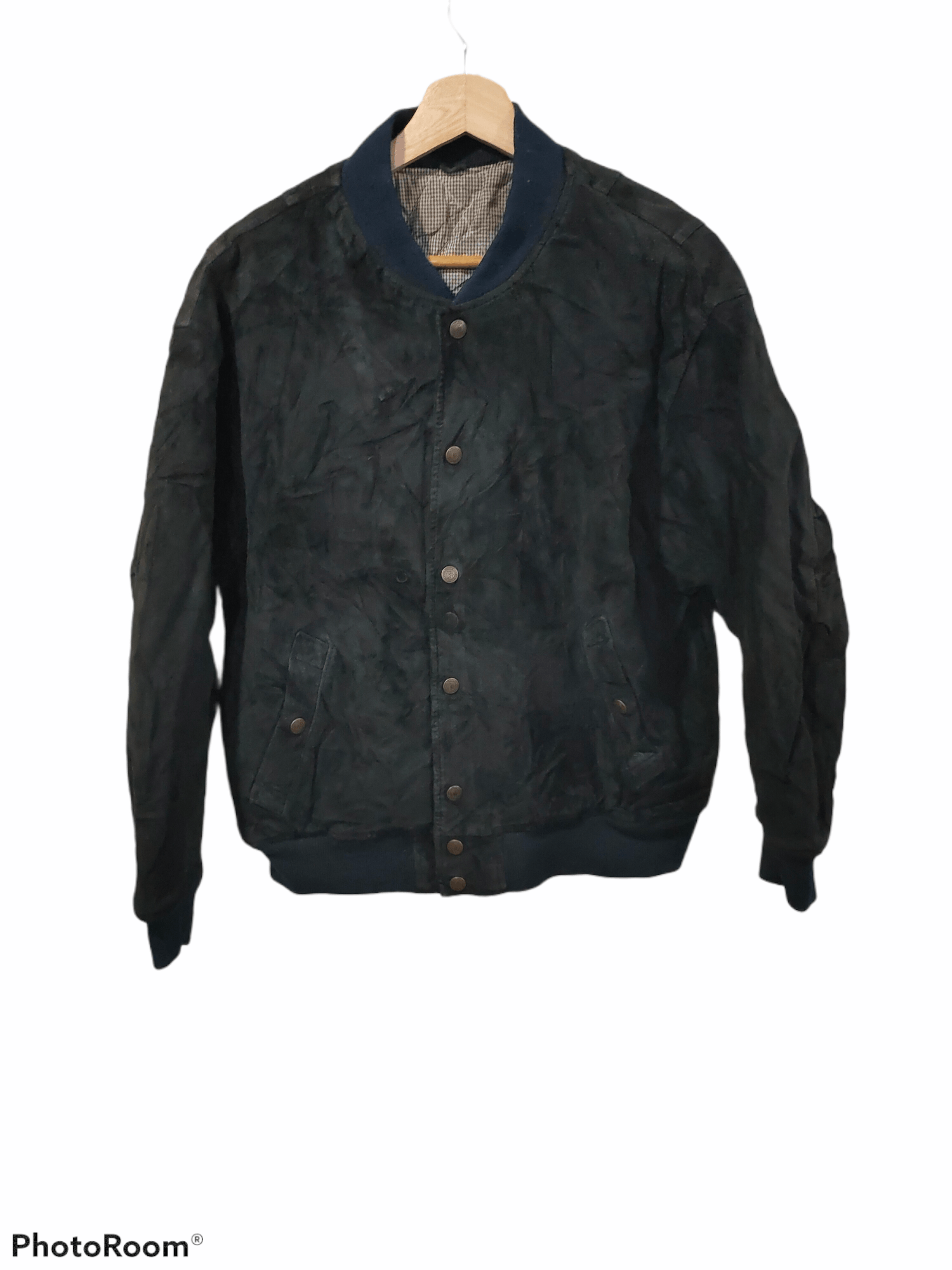 Japanese Brand × PPFM × Vintage Vintage Peyton place , PPFM button up jacket suede Spellout Size US L / EU 52-54 / 3 - 1 Thumbnail