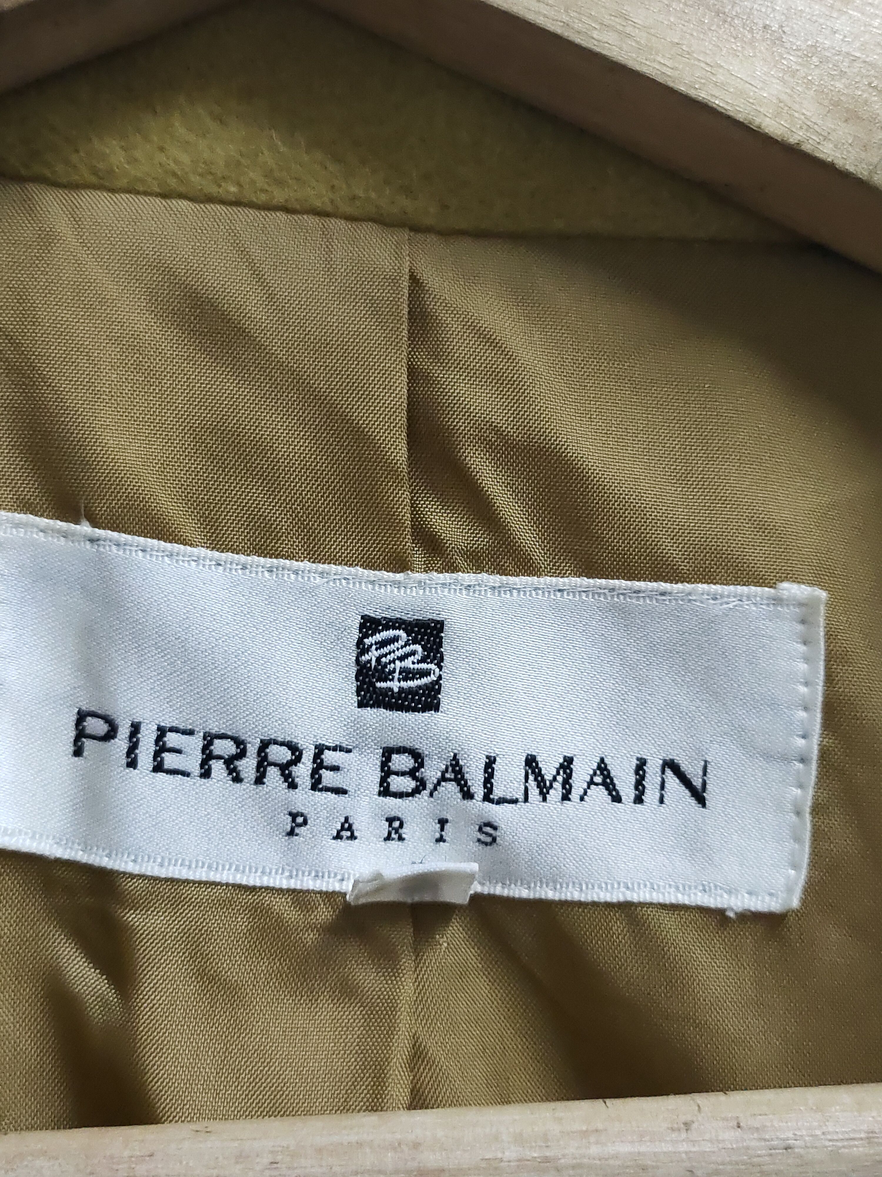 Pierre Balmain Pierre Balmain Paris blazer viscose yellow gold Size 48L - 3 Thumbnail