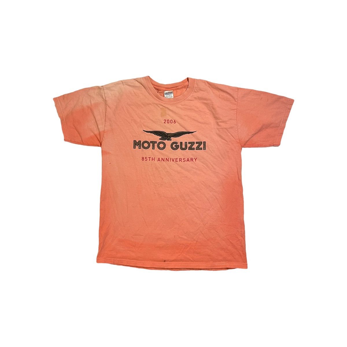 Vintage 2006 Moto Guzzi 85th Anniversary Faded Tee Size US L / EU 52-54 / 3 - 1 Thumbnail
