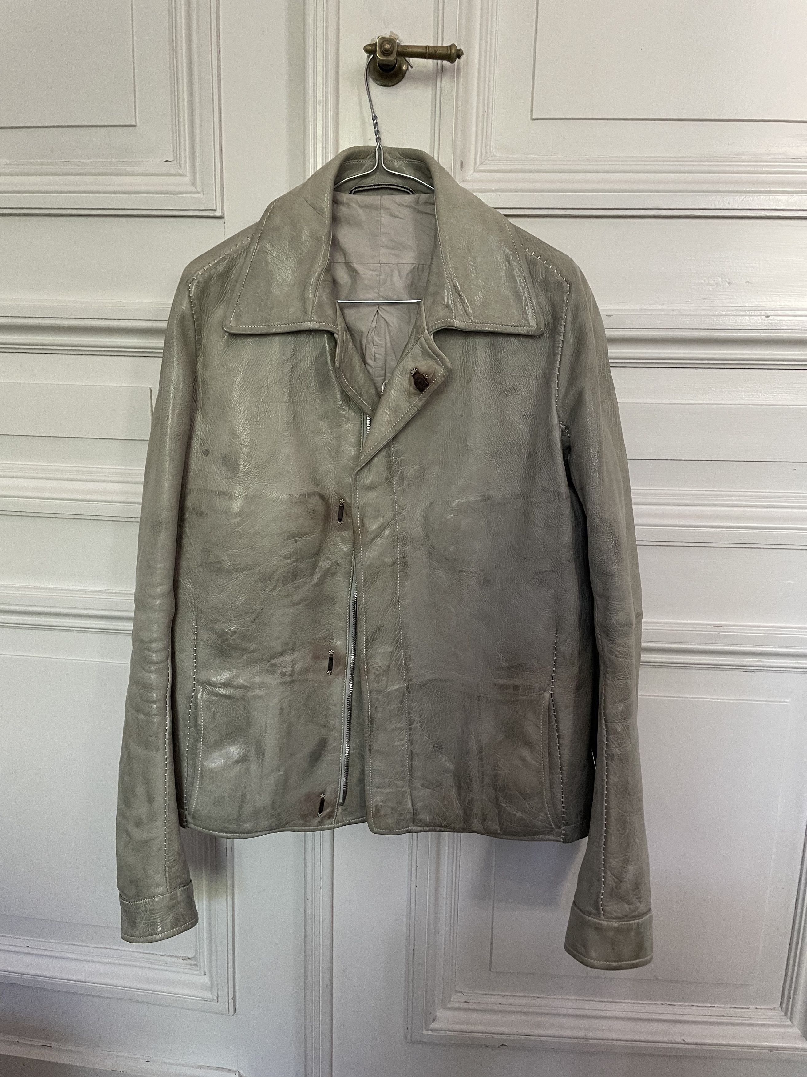 CAROL CHRISTIAN POELL KANGAROO LEATHER SCARSTITCH JACKET