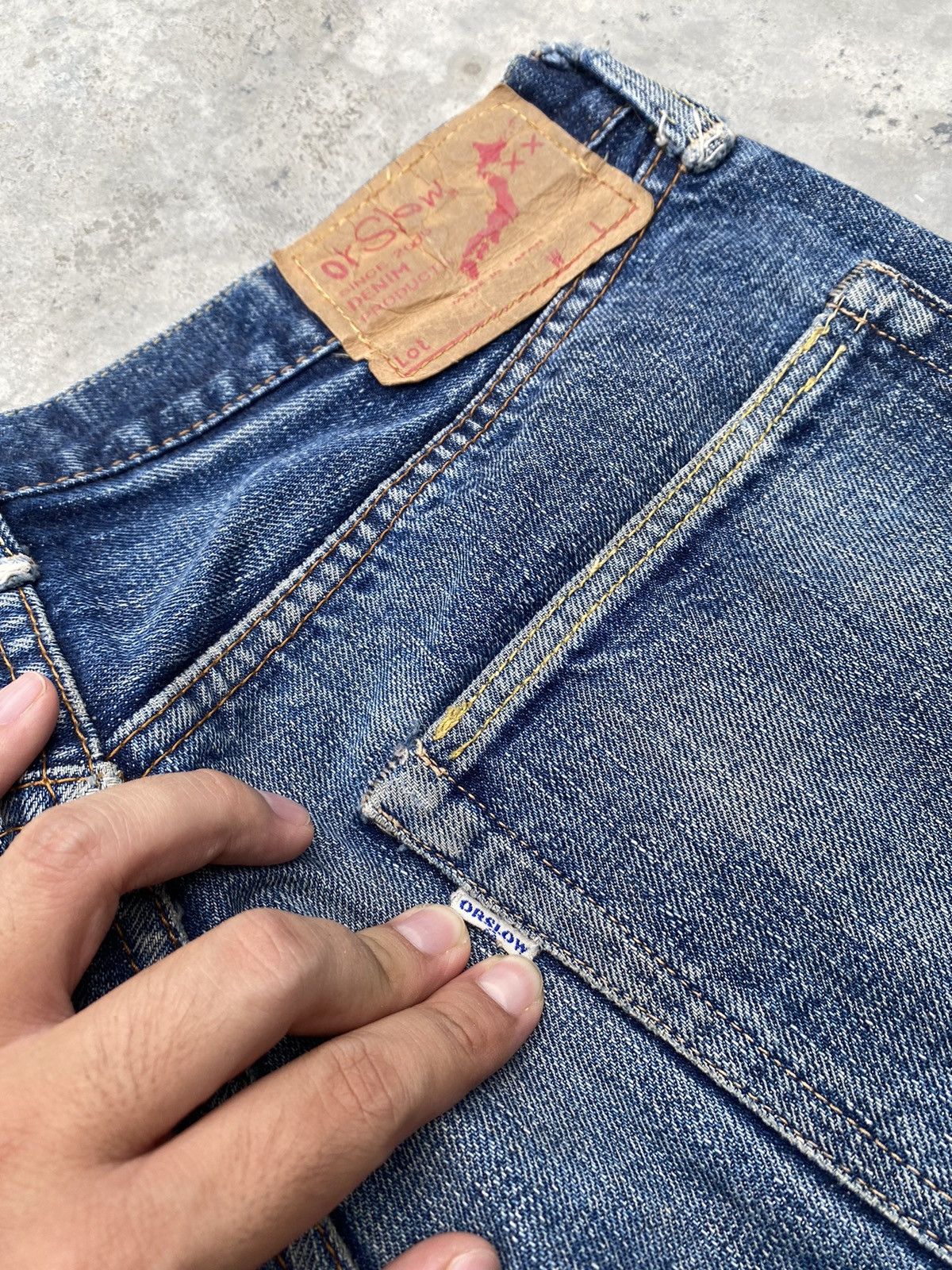 Orslow 🔥Express Shipping🔥 Vintage Orslow Denim Selvedge Jeans Size US 28 / EU 44 - 10 Thumbnail
