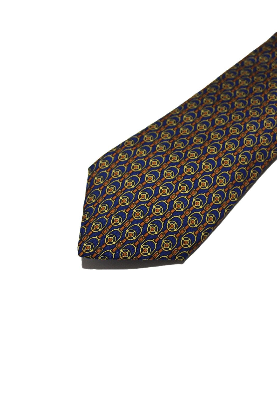 Hermes × Vintage Vintage Hermes Paris Silk Neck Tie Size ONE SIZE - 2 Thumbnail