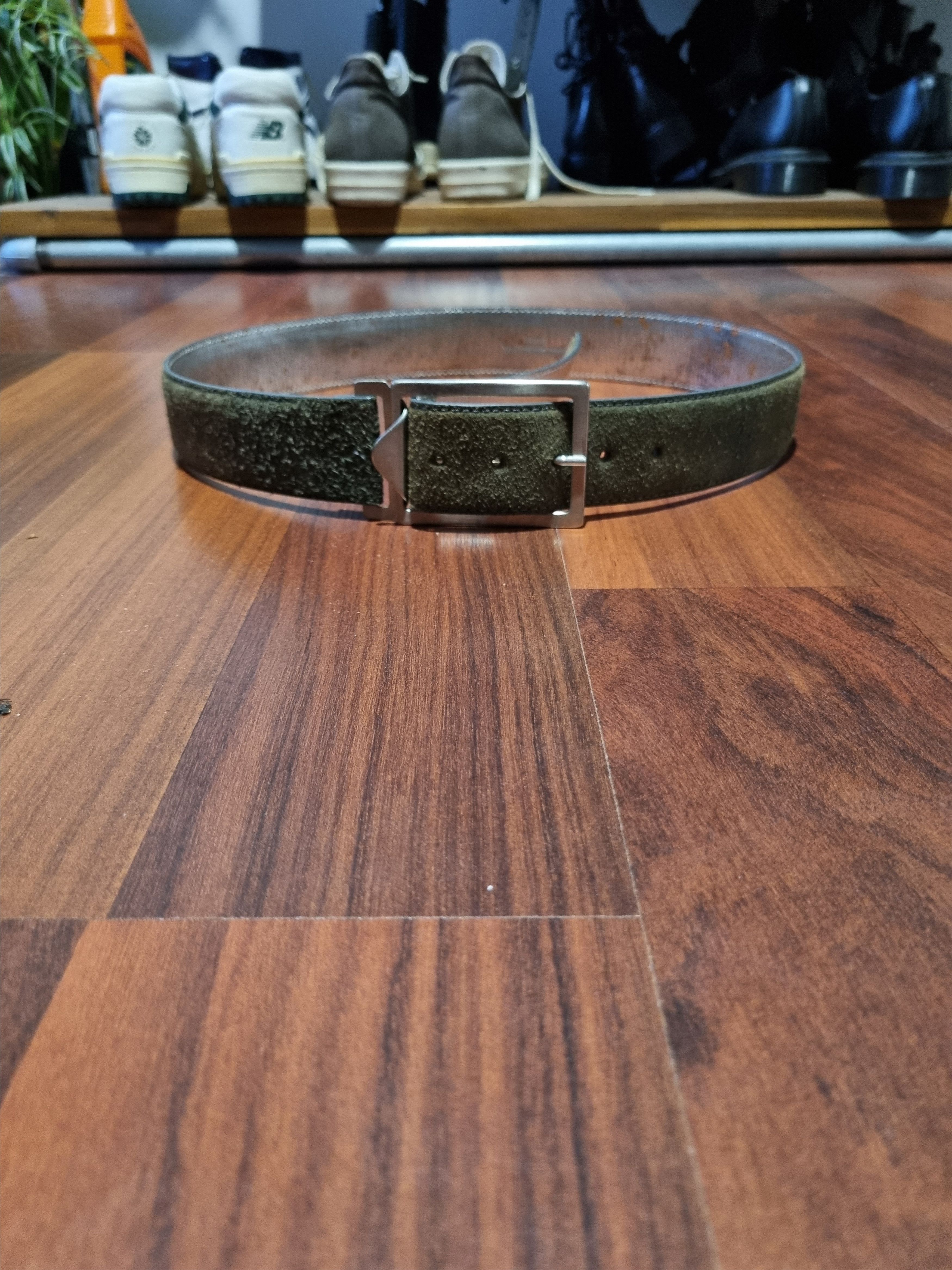 Carol Christian Poell 2005 'Safe' Collection Suede Belt Size 30 - 1 Thumbnail