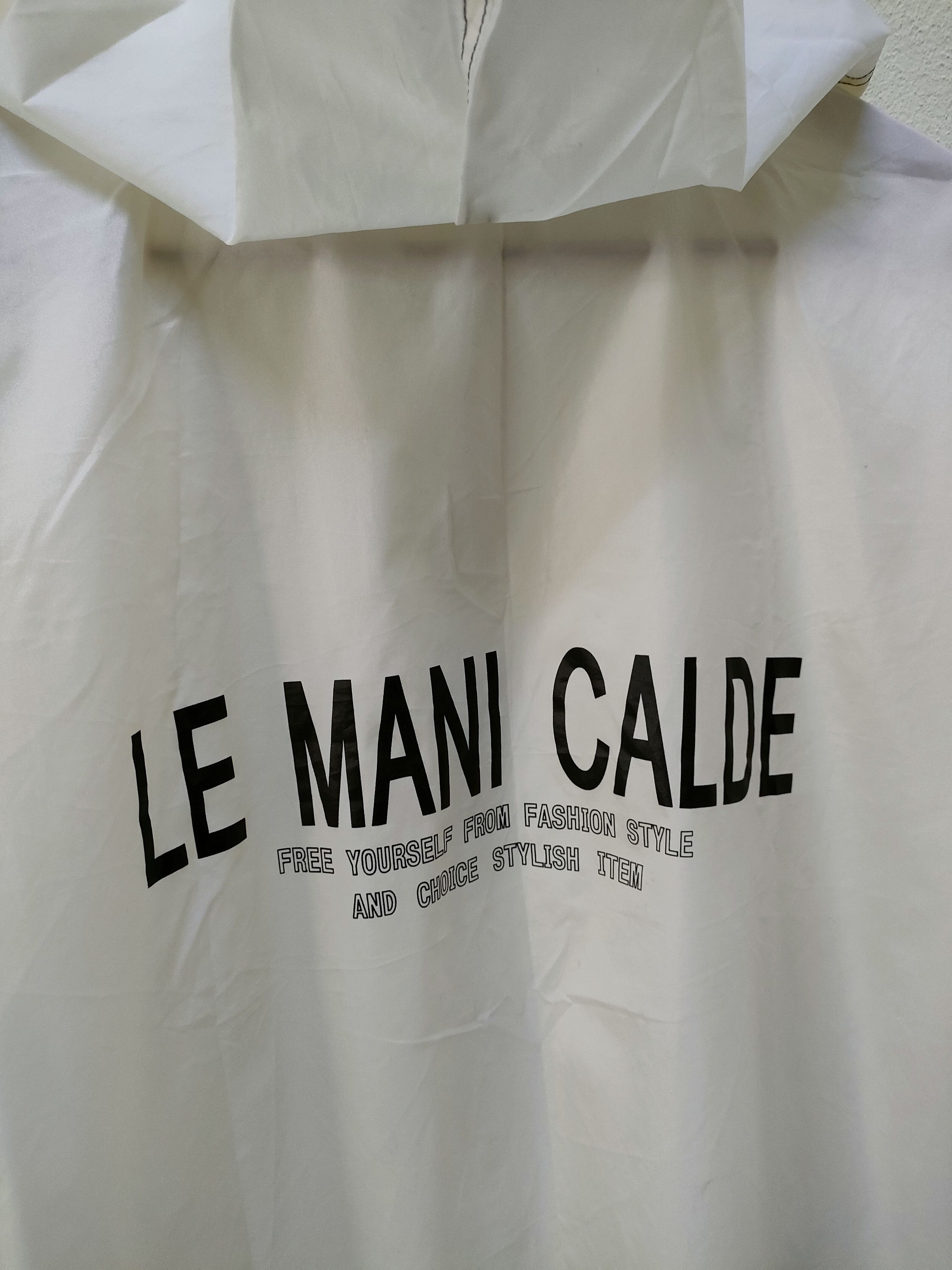 Other 🔥Le Mani Calde Transparent Raincoat Size US L / EU 52-54 / 3 - 3 Thumbnail