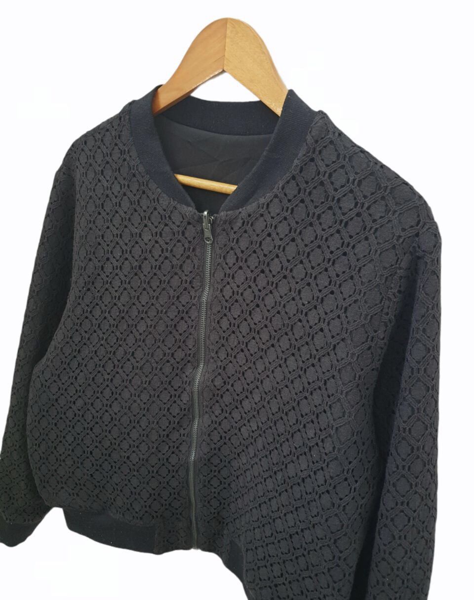 Reversible Traditional Japanese Pattern Bomber Jacket