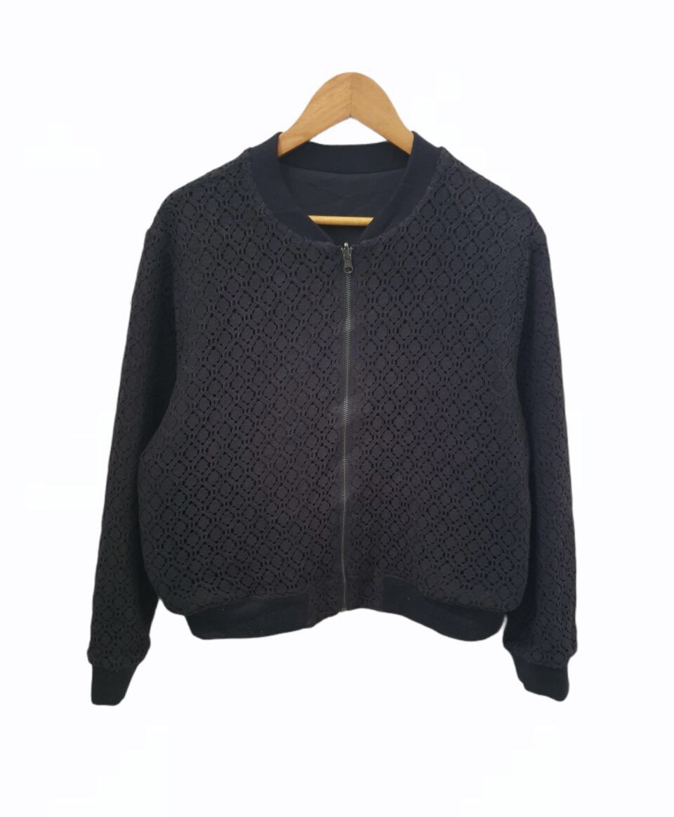 Reversible Traditional Japanese Pattern Bomber Jacket