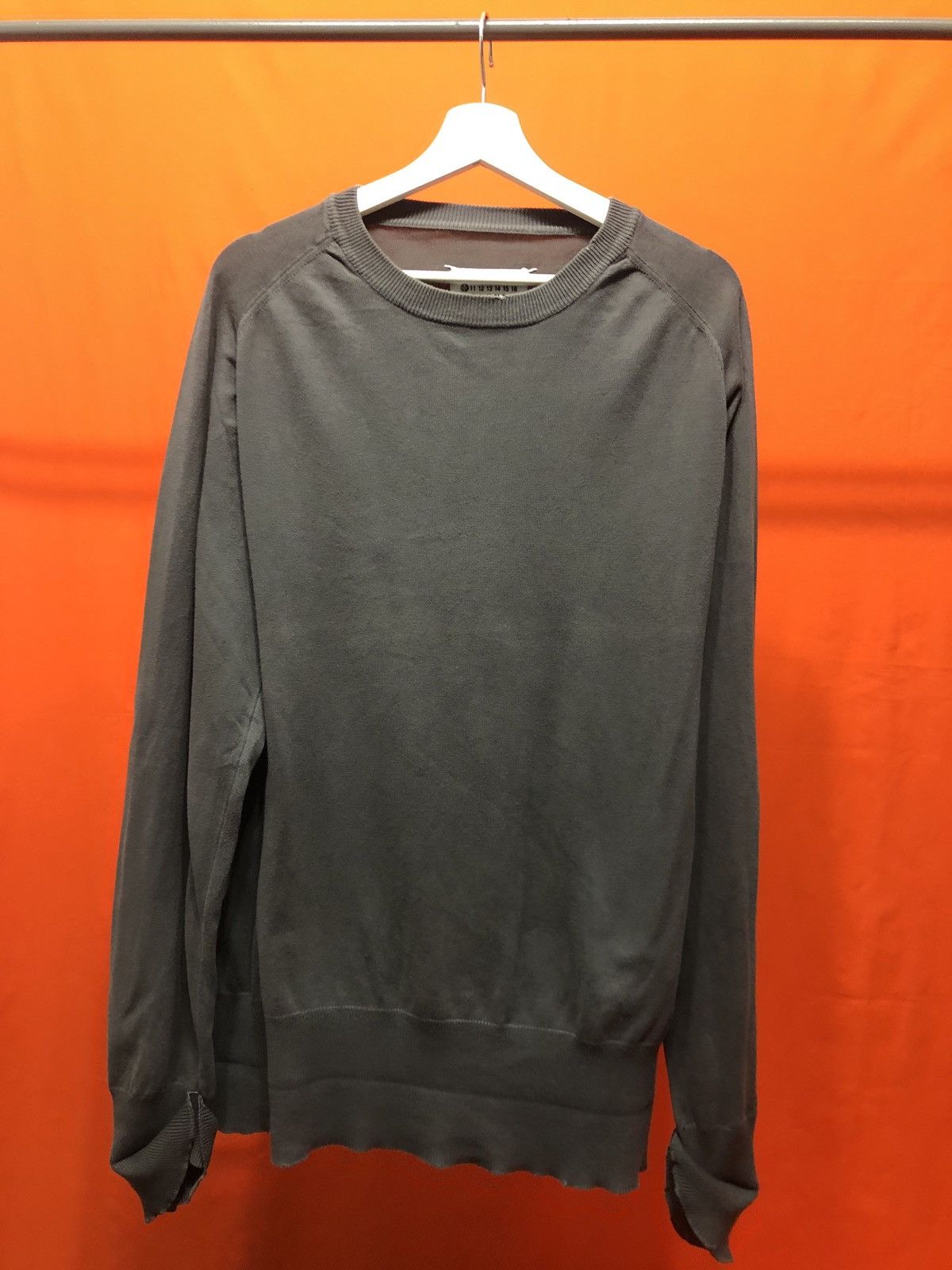 image of Maison Margiela Martin Margiela F/w05 Extended Destroyed Pull in Grey, Men's (Size XL)