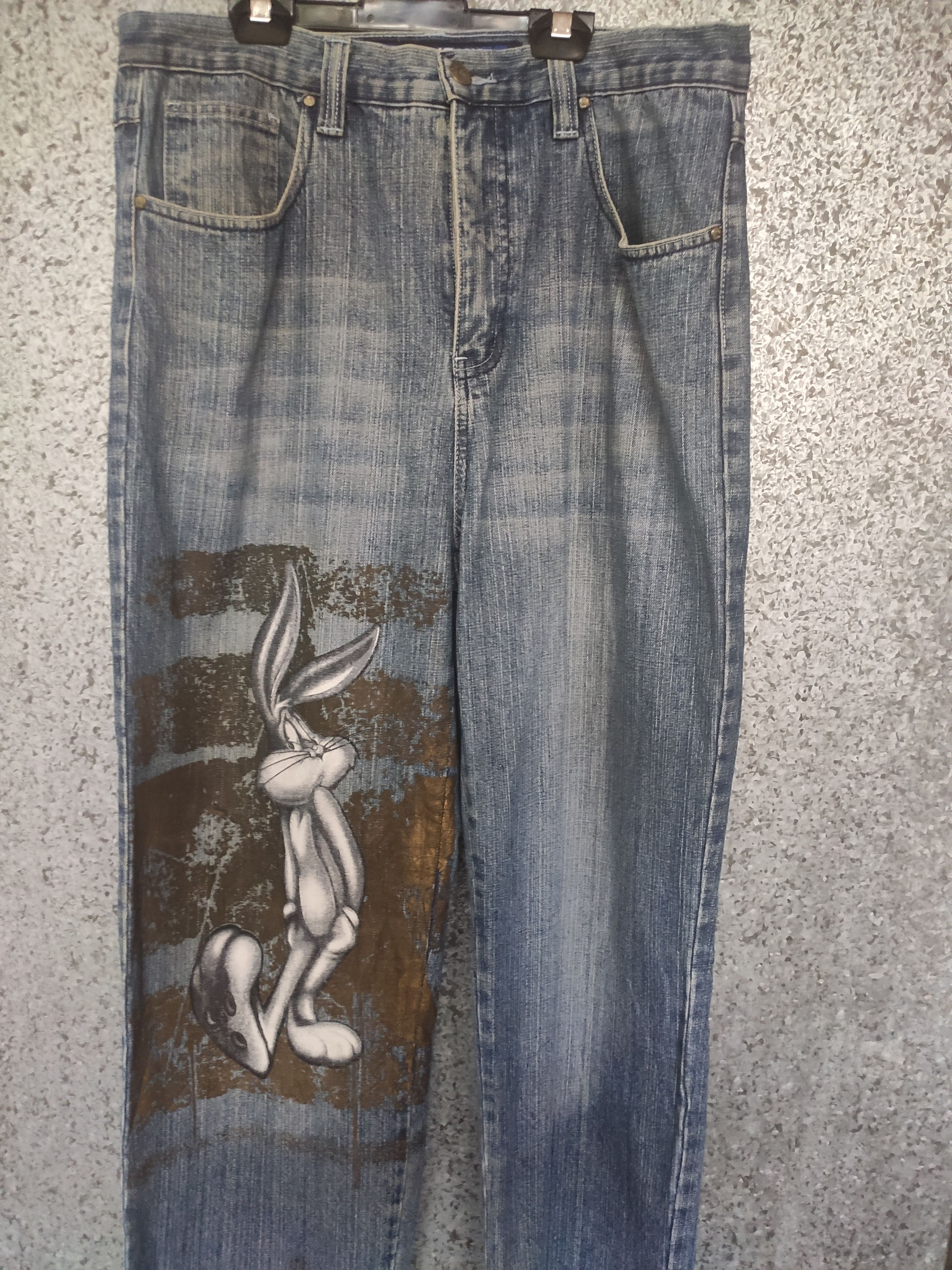 Cartoon Network 🔥 Lot 29 jeans X Looney tunes Size US 34 / EU 50 - 2 Thumbnail
