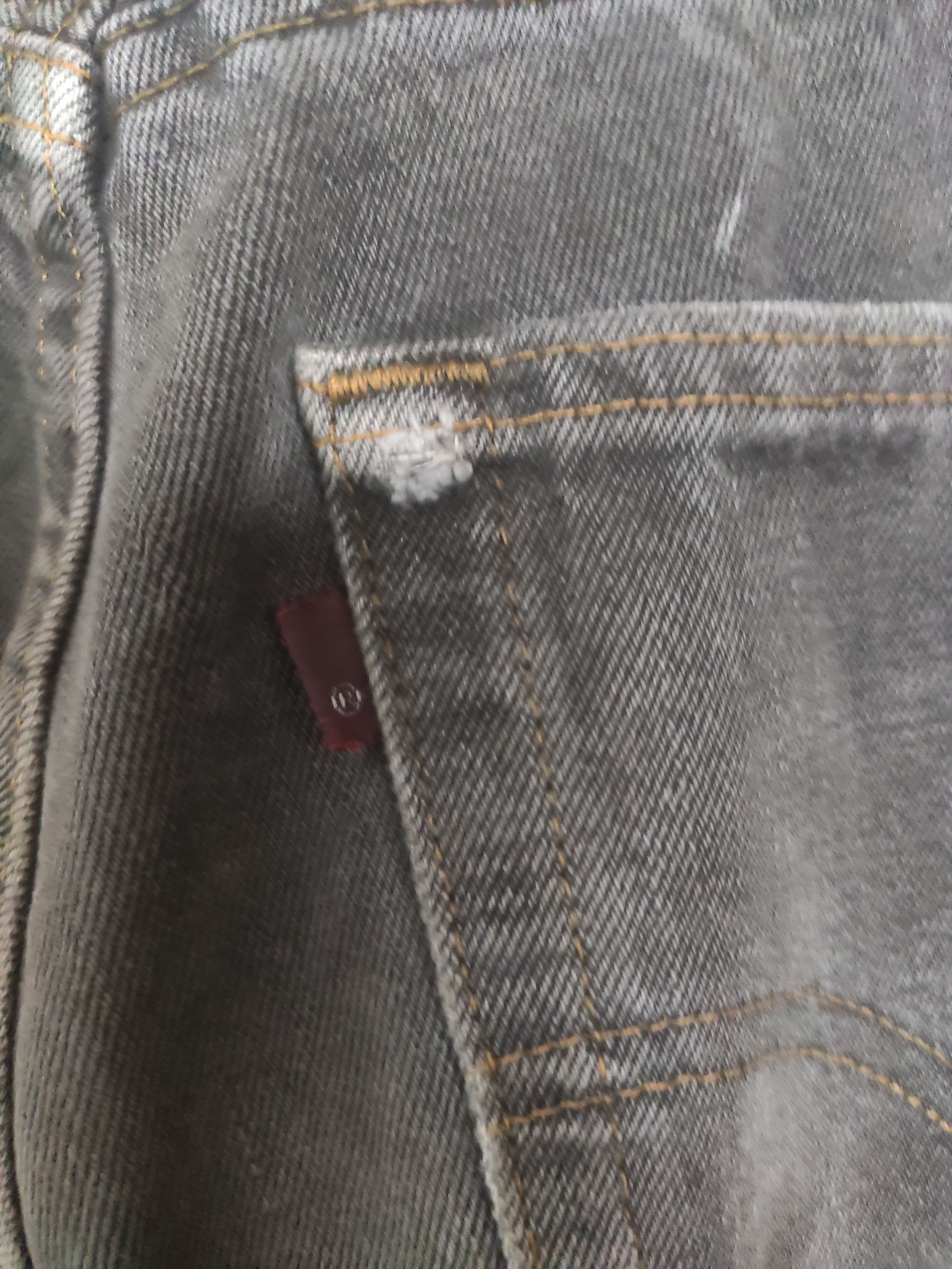 Levi's Vintage 90s Vintage Levis 505 painted jeans distressed Size US 32 / EU 48 - 5 Thumbnail