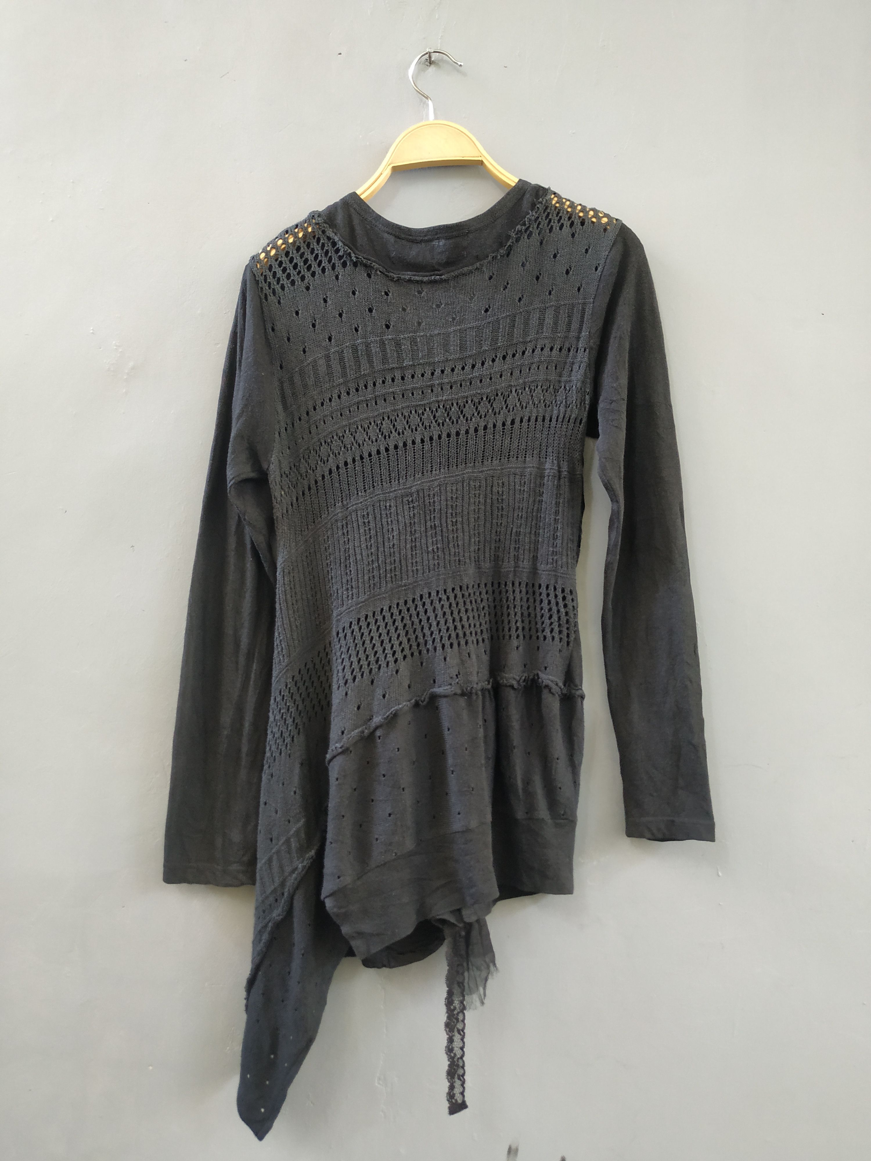 gomme Gomme asymmetrical knit cardigan Size US S / EU 44-46 / 1 - 2 Thumbnail