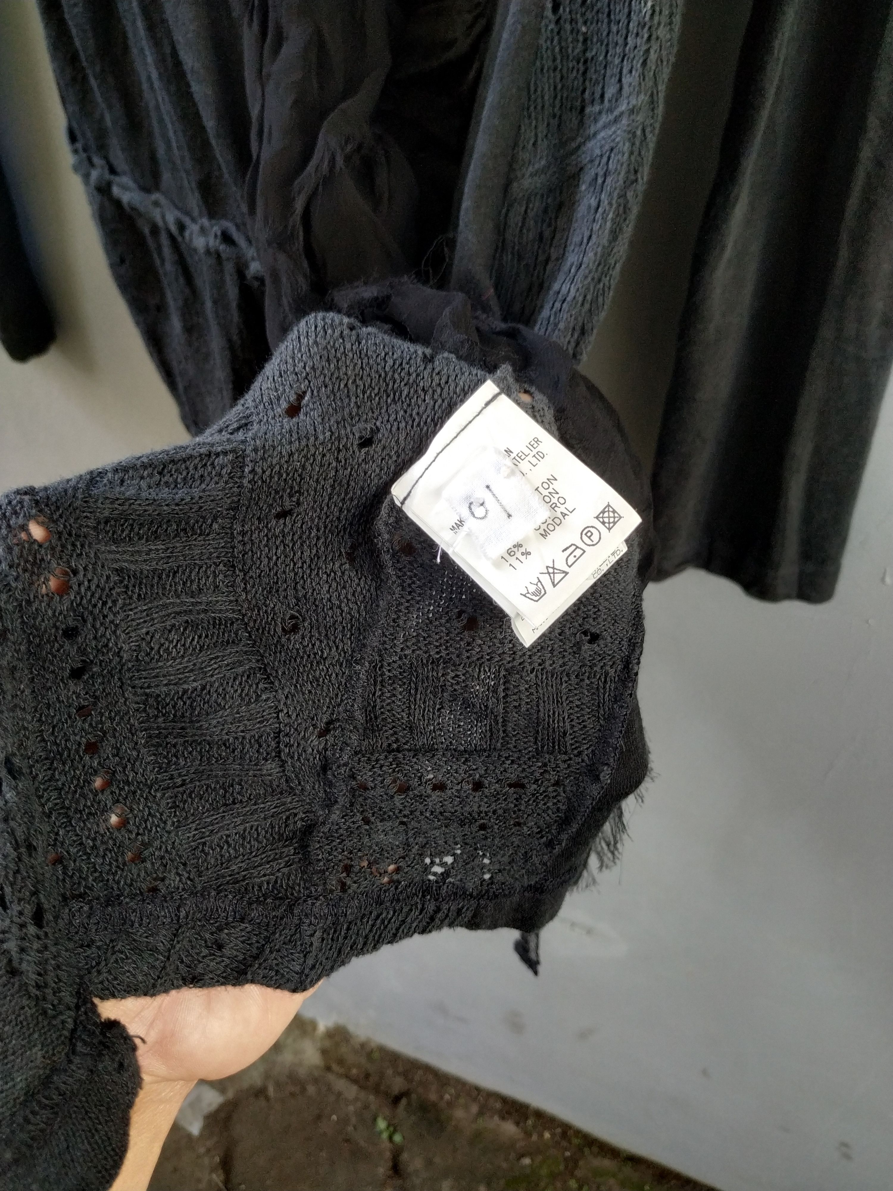 gomme Gomme asymmetrical knit cardigan Size US S / EU 44-46 / 1 - 5 Thumbnail