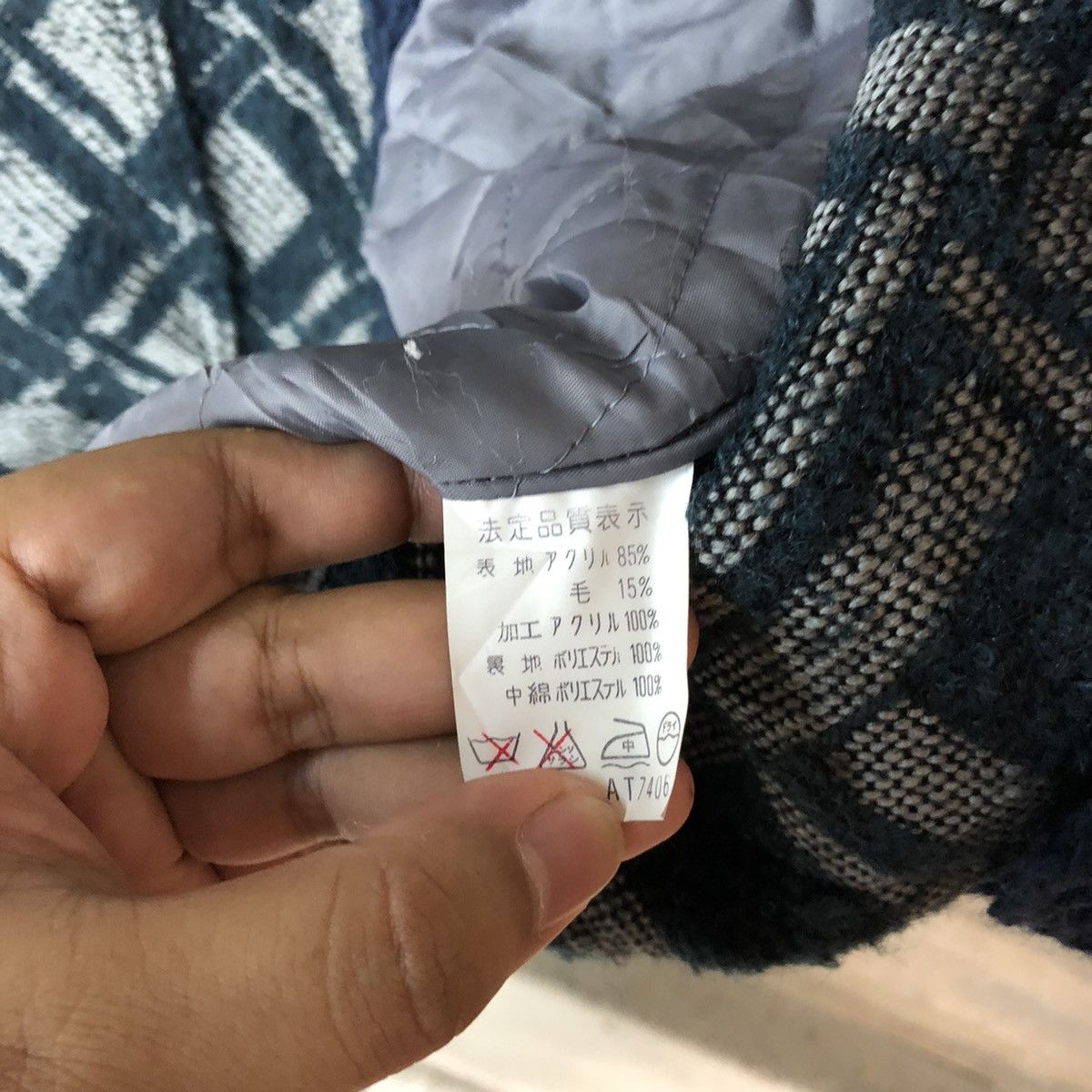 Aran Isles Knitwear × Japanese Brand Japanese Brand diamond Vest Green knitwear #6802 Size US L / EU 52-54 / 3 - 7 Thumbnail