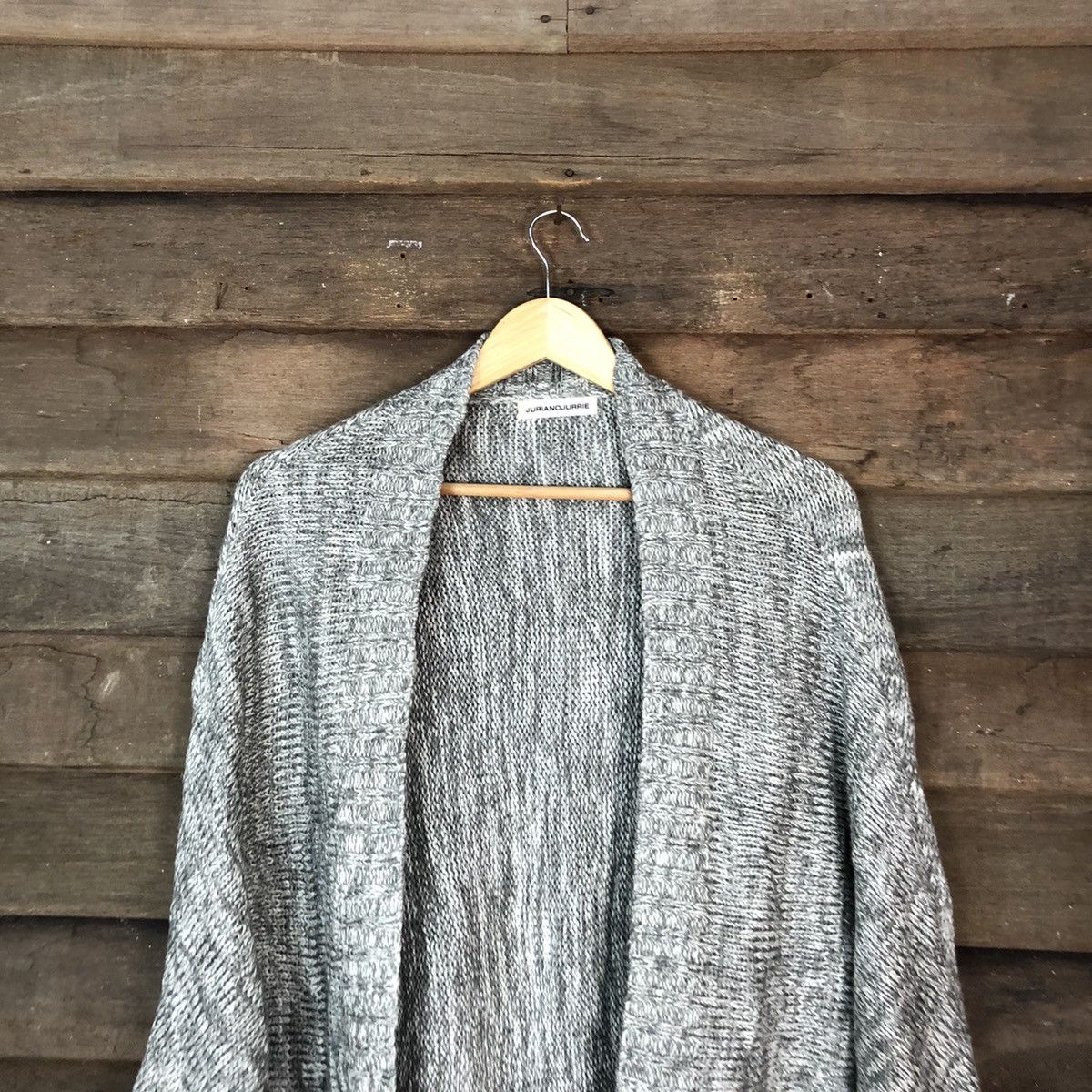 Vintage Juriano Jurrie Grey Free Size Knitwear cardigan #6809 Size US M / EU 48-50 / 2 - 2 Thumbnail