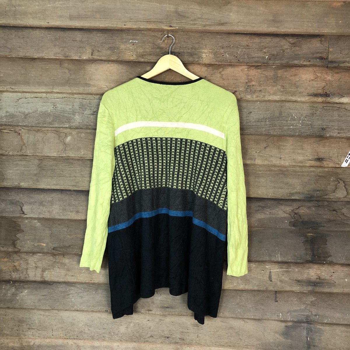 Japanese Brand Japanese Brand Patterned Cardigans knitwear #6804 Size US L / EU 52-54 / 3 - 9 Thumbnail