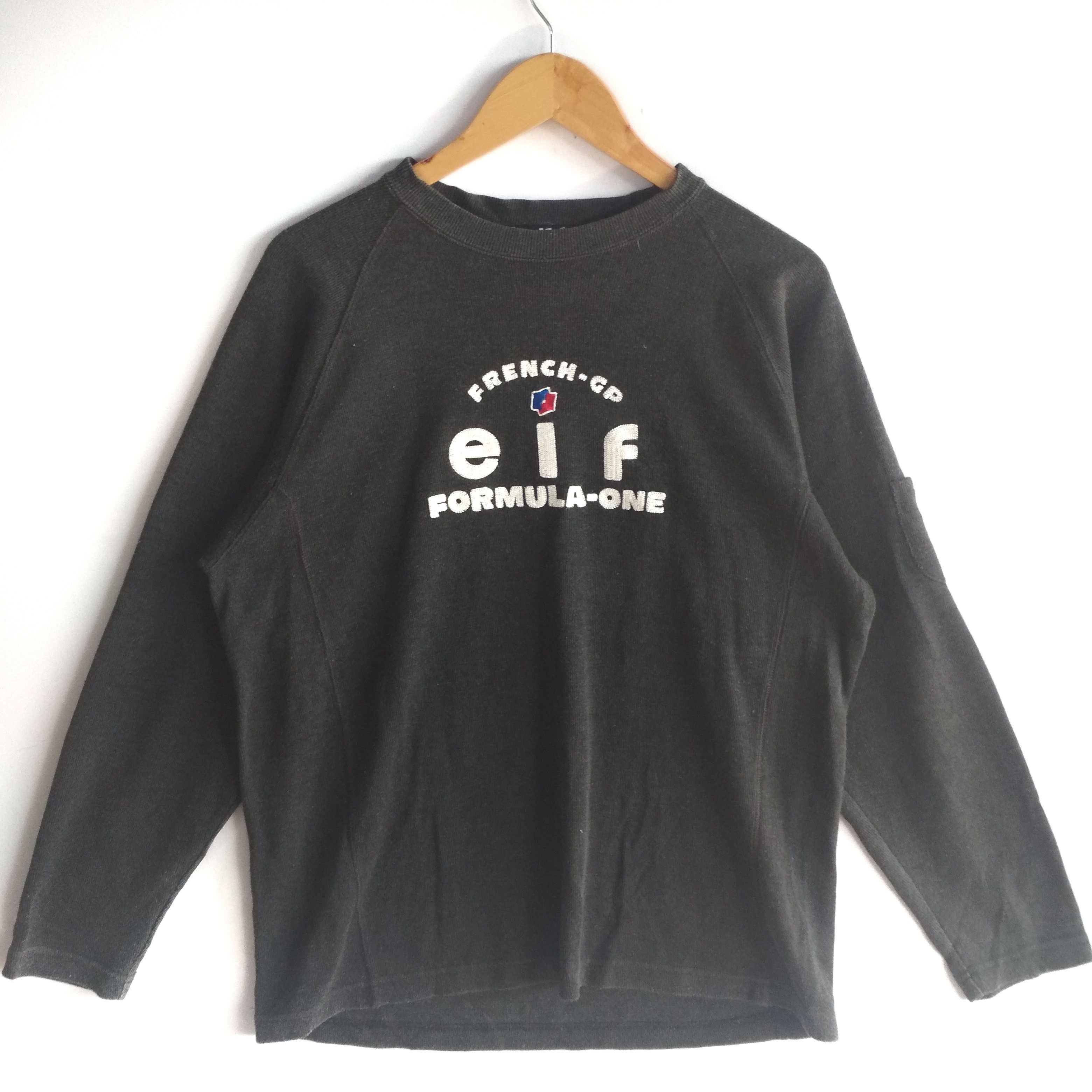 Other ELF FORMULA ONE LUBRICANT RACING SPELL OUT SWEATSHIRT Size US L / EU 52-54 / 3 - 1 Thumbnail