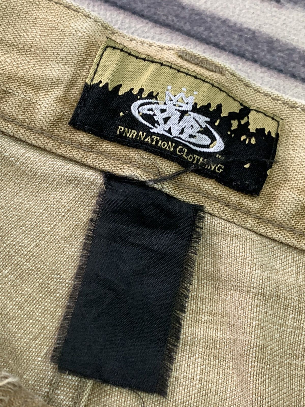 Japanese Brand PNB Nation Clothing double knees natural faded Size US 34 / EU 50 - 8 Thumbnail