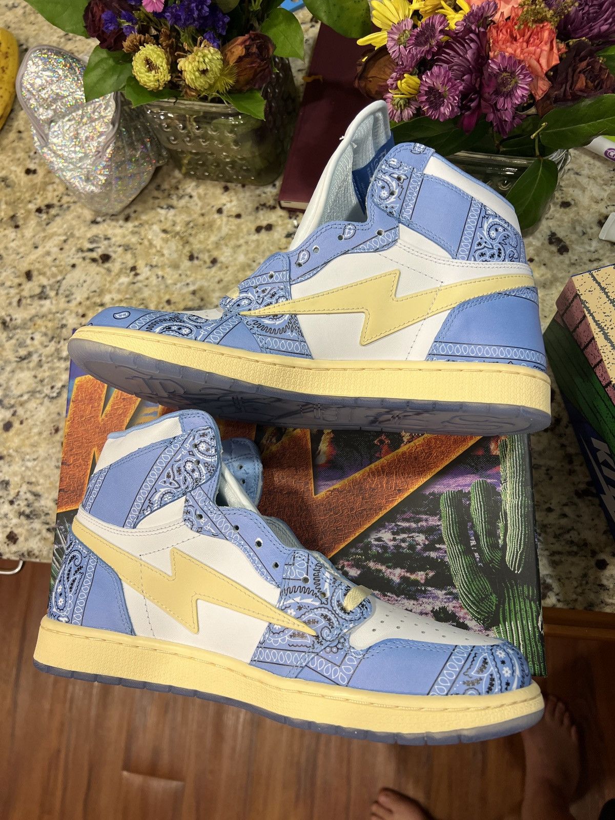 Reves Paris Reves Paris/Kiy ‘85 Hi David Weekes NYC PE Size US 10.5 / EU 43-44 - 3 Thumbnail