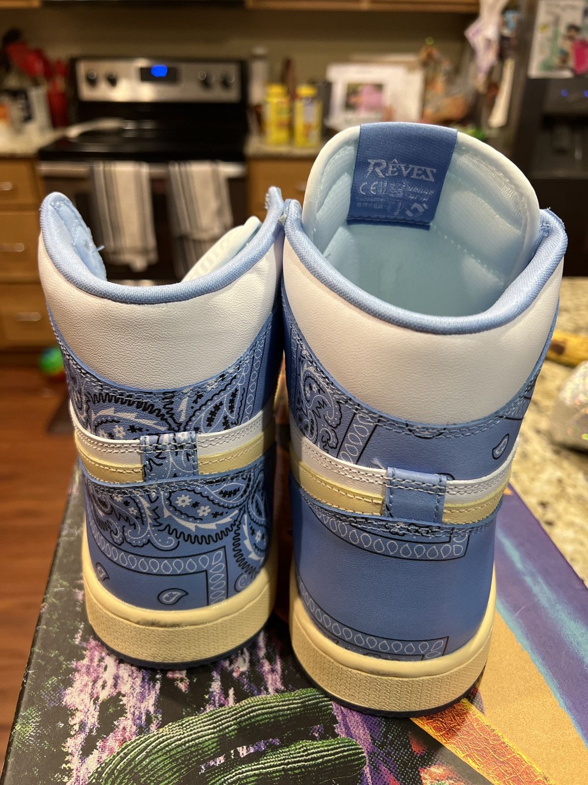 Reves Paris Reves Paris/Kiy ‘85 Hi David Weekes NYC PE Size US 10.5 / EU 43-44 - 5 Thumbnail