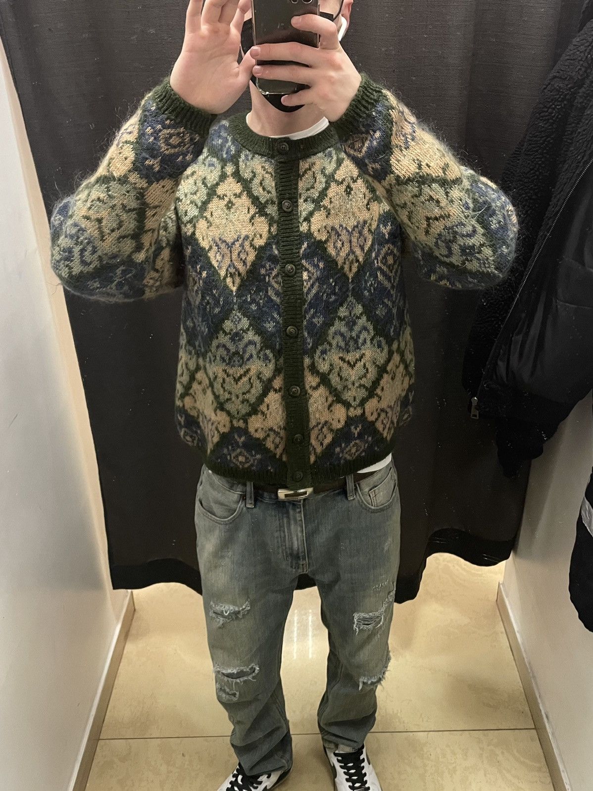 Japanese Brand × Vintage Mohair Vintage Cardigan Size US M / EU 48-50 / 2 - 7 Thumbnail