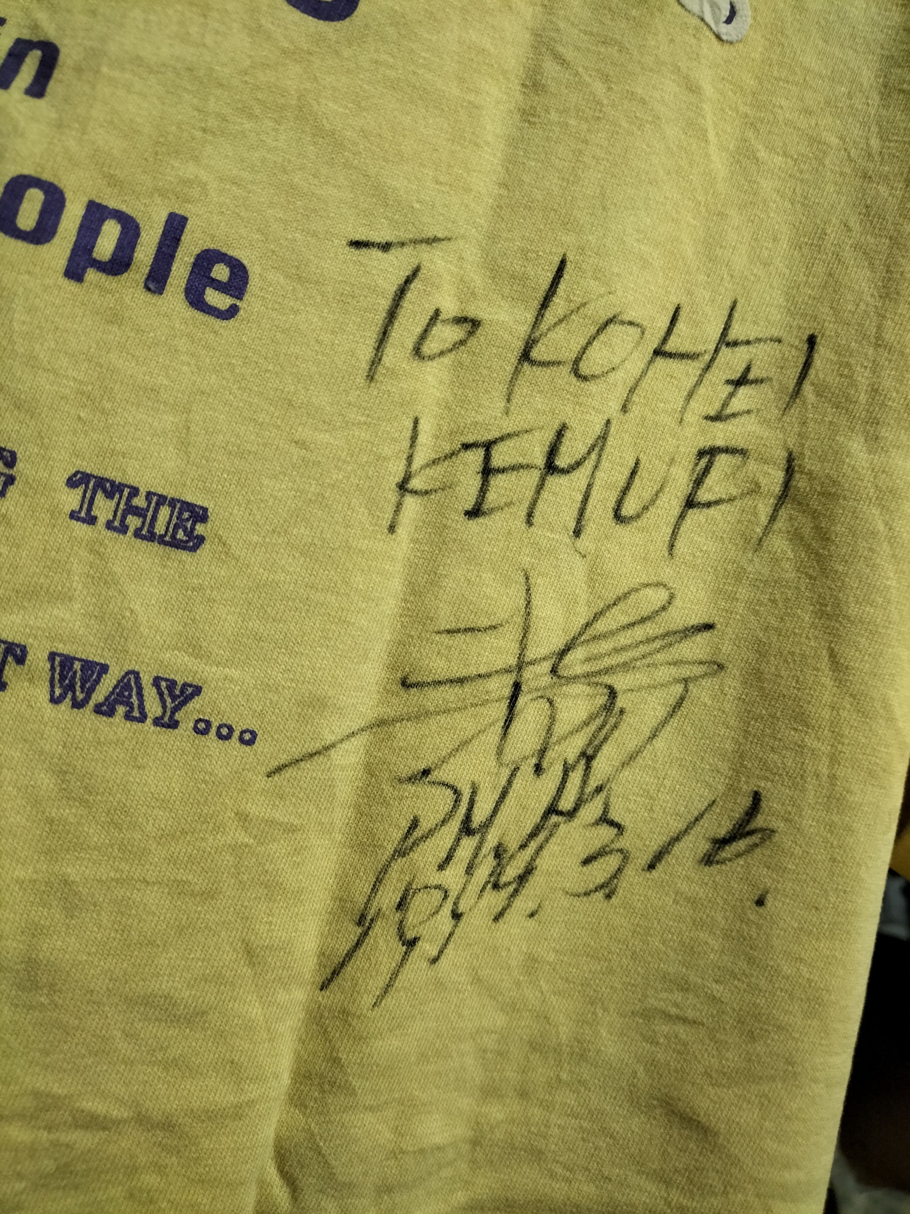 Band Tees × Vintage Vintage 90s Kemuri RARE with Signatures 1994 concert tour Size US M / EU 48-50 / 2 - 3 Thumbnail