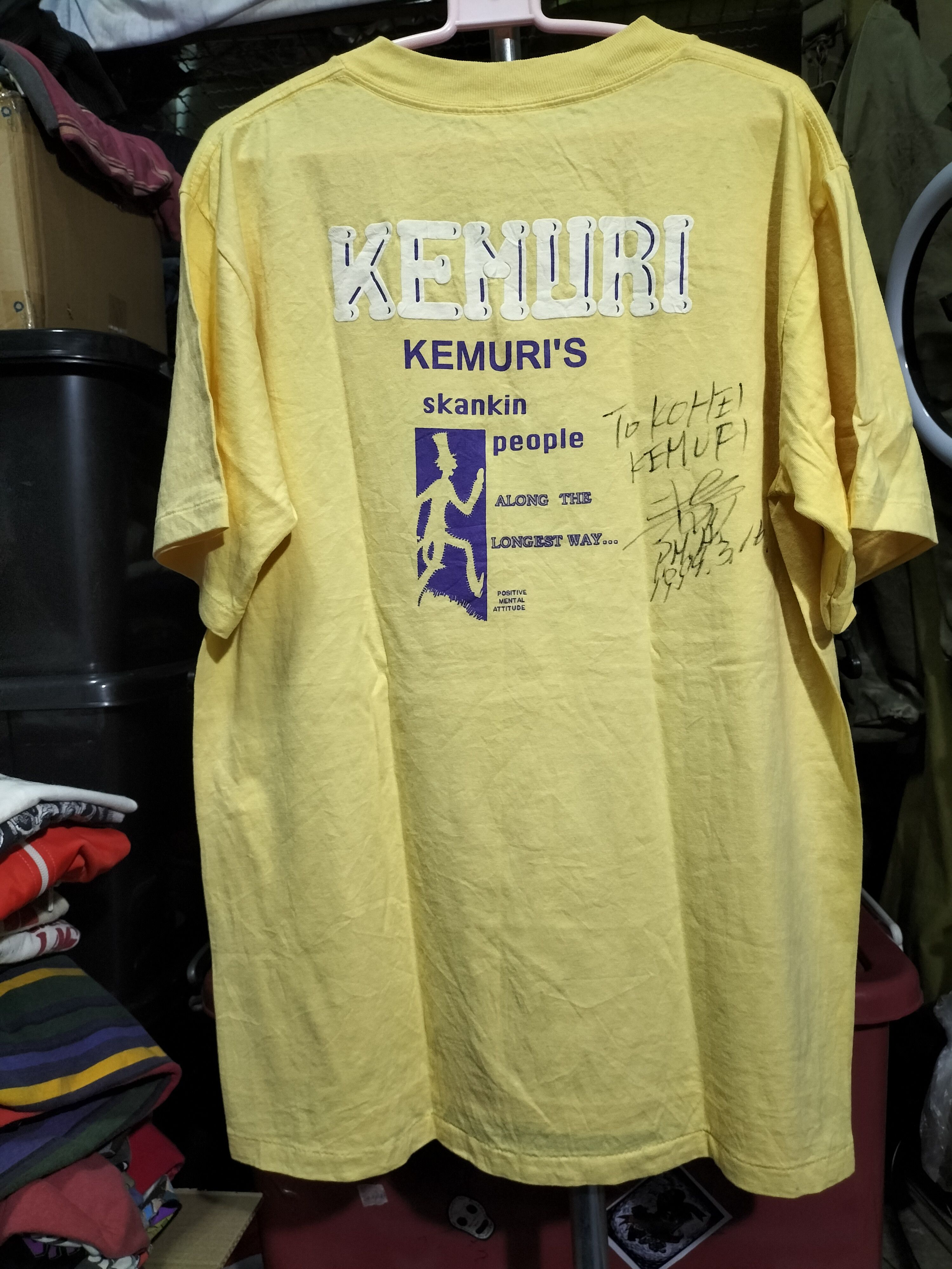 Band Tees × Vintage Vintage 90s Kemuri RARE with Signatures 1994 concert tour Size US M / EU 48-50 / 2 - 1 Thumbnail