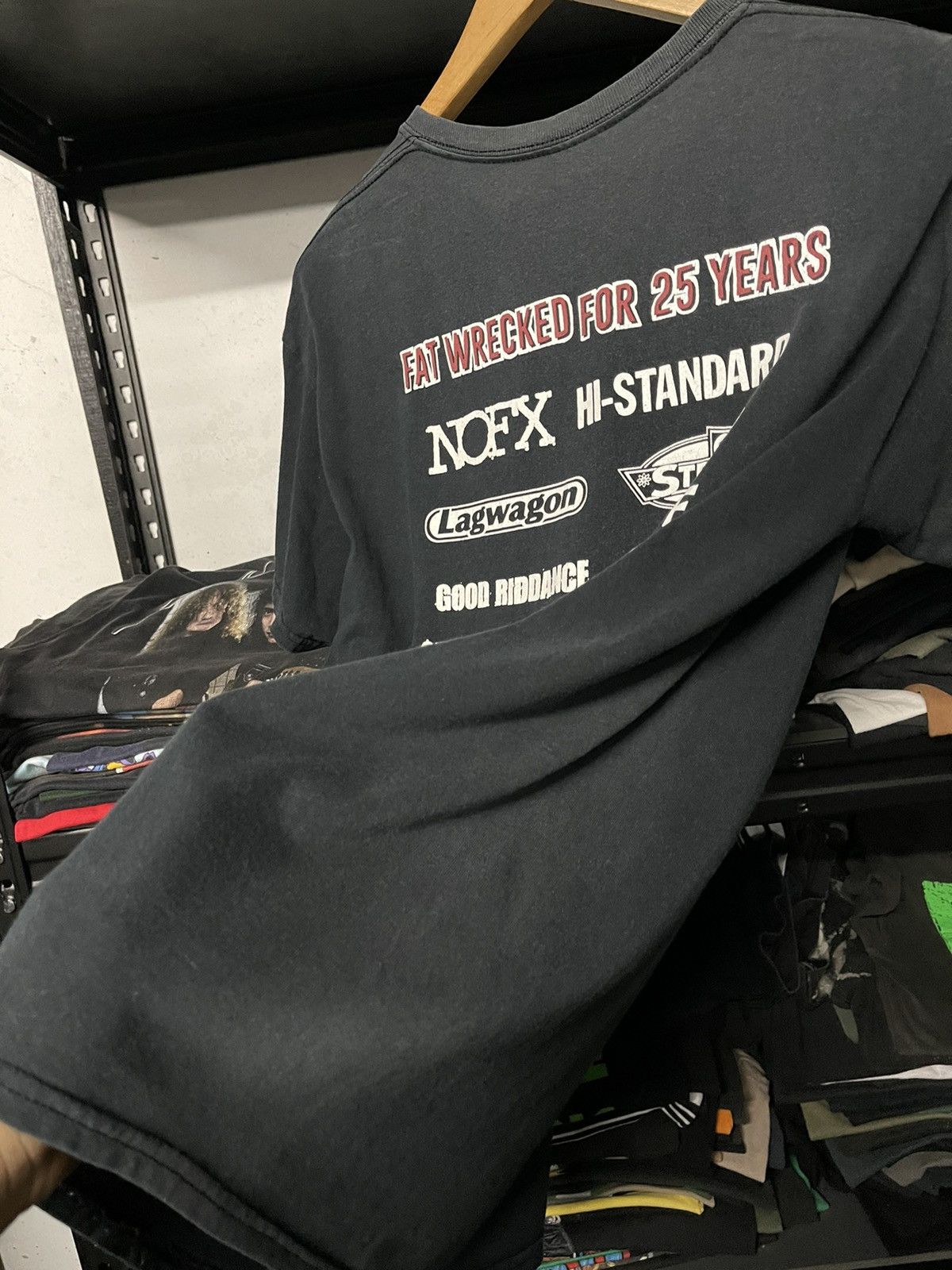 Band Tees × Vintage Fat Crecked For 25 Years Band Nofx Sun Faded Tees Size US L / EU 52-54 / 3 - 8 Thumbnail