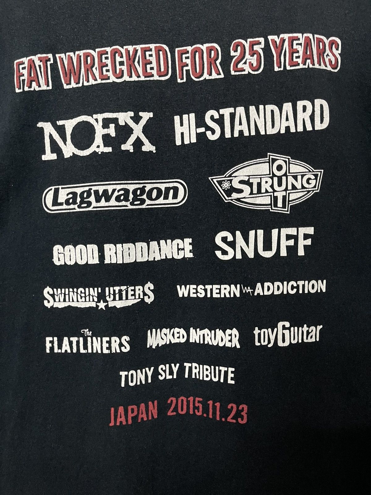 Band Tees × Vintage Fat Crecked For 25 Years Band Nofx Sun Faded Tees Size US L / EU 52-54 / 3 - 7 Thumbnail