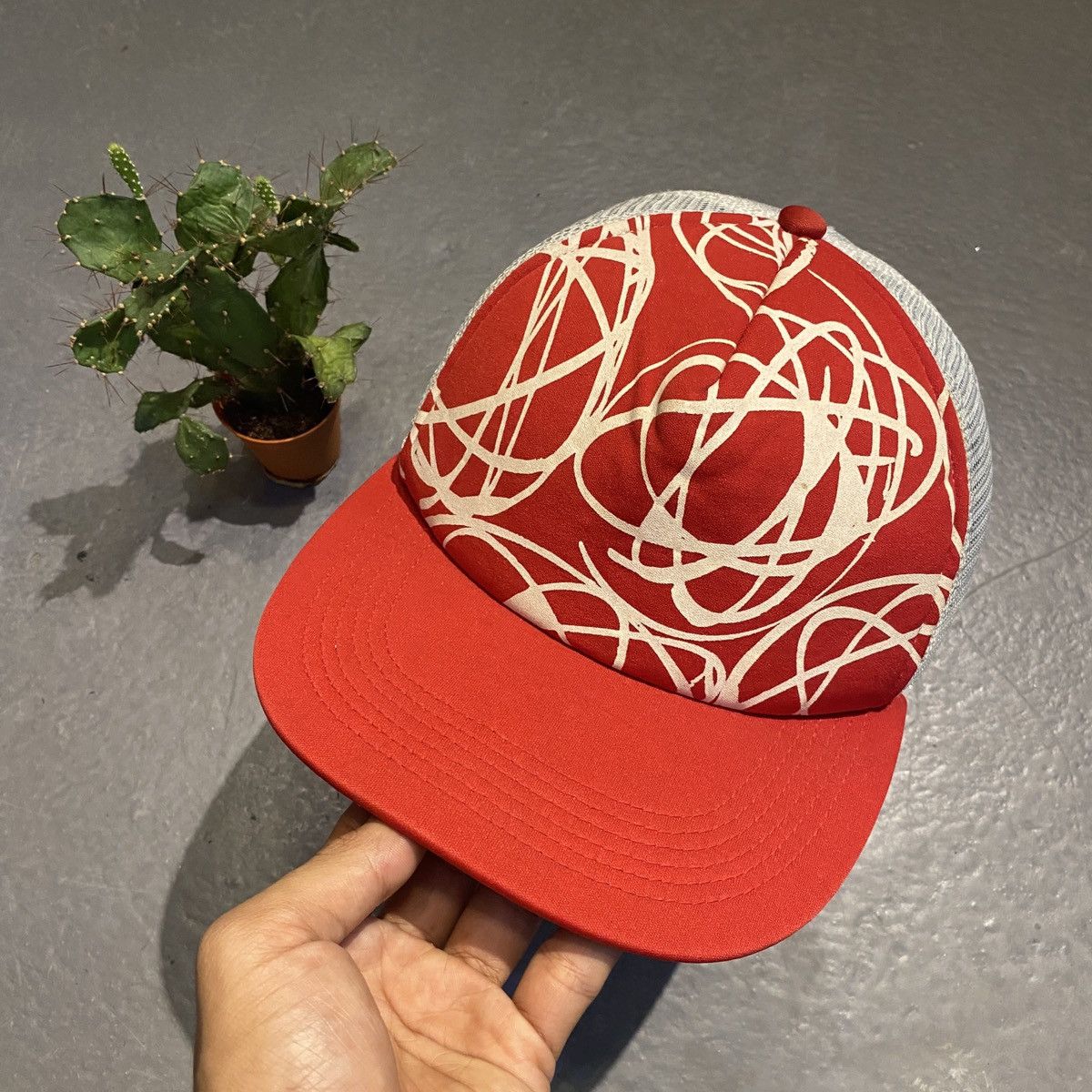 Futura Stussy x Futura Pattern Iconic Trucker Cap Size ONE SIZE - 3 Thumbnail