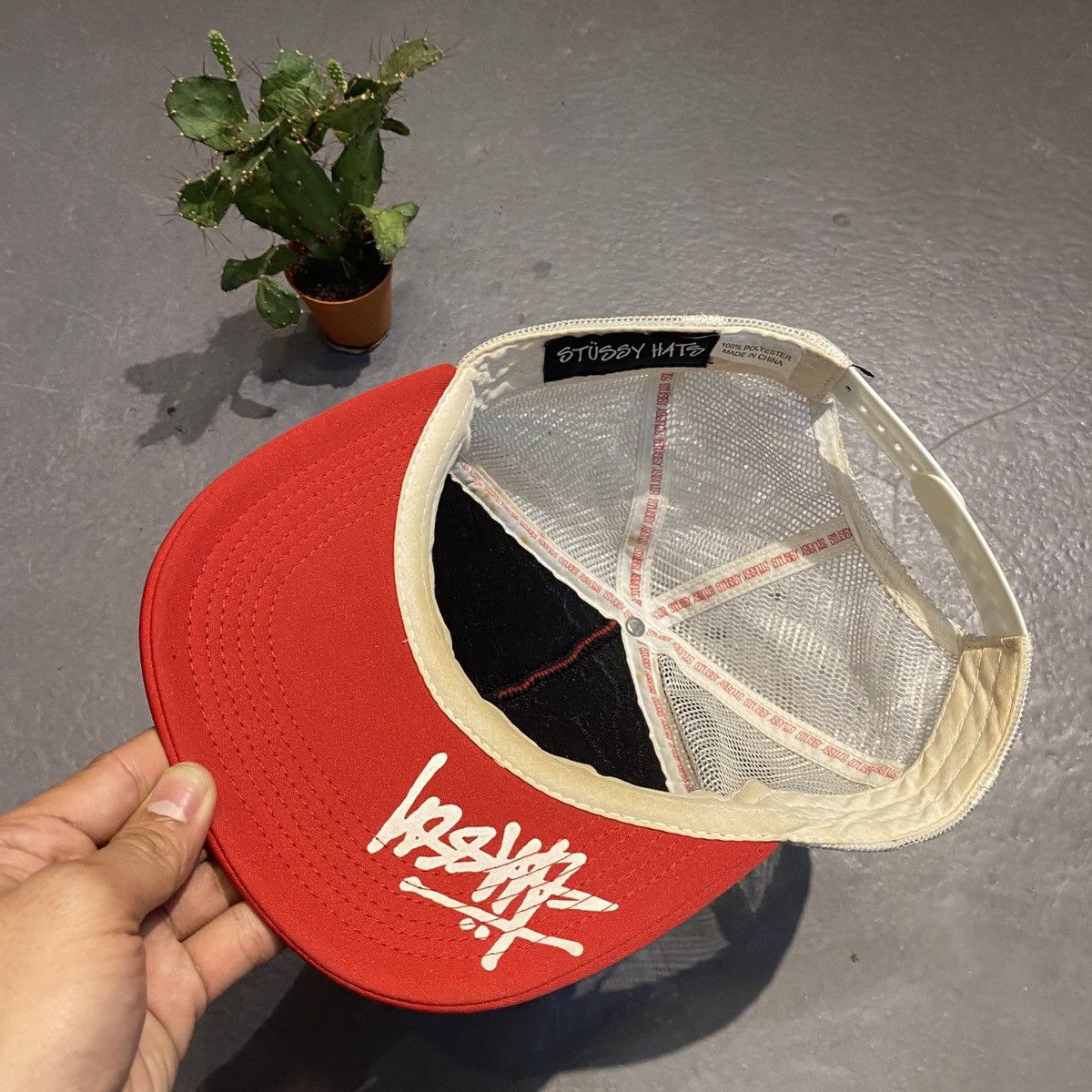 Futura Stussy x Futura Pattern Iconic Trucker Cap Size ONE SIZE - 6 Thumbnail
