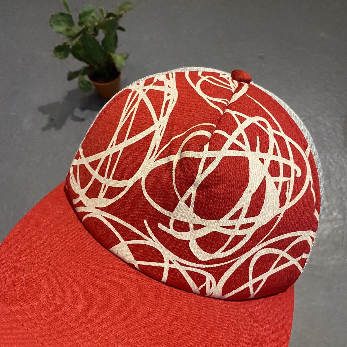 Futura Stussy x Futura Pattern Iconic Trucker Cap Size ONE SIZE - 5 Thumbnail