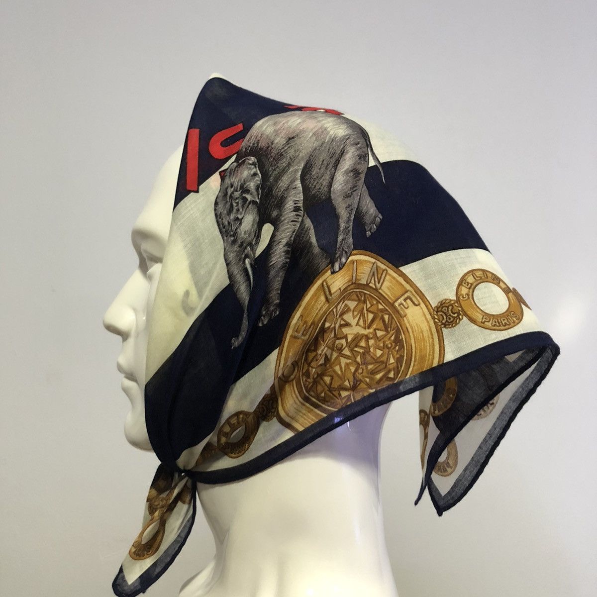 Celine × Vintage Celine Pocket Square | Bandana | Handkerchief Size ONE SIZE - 10 Thumbnail